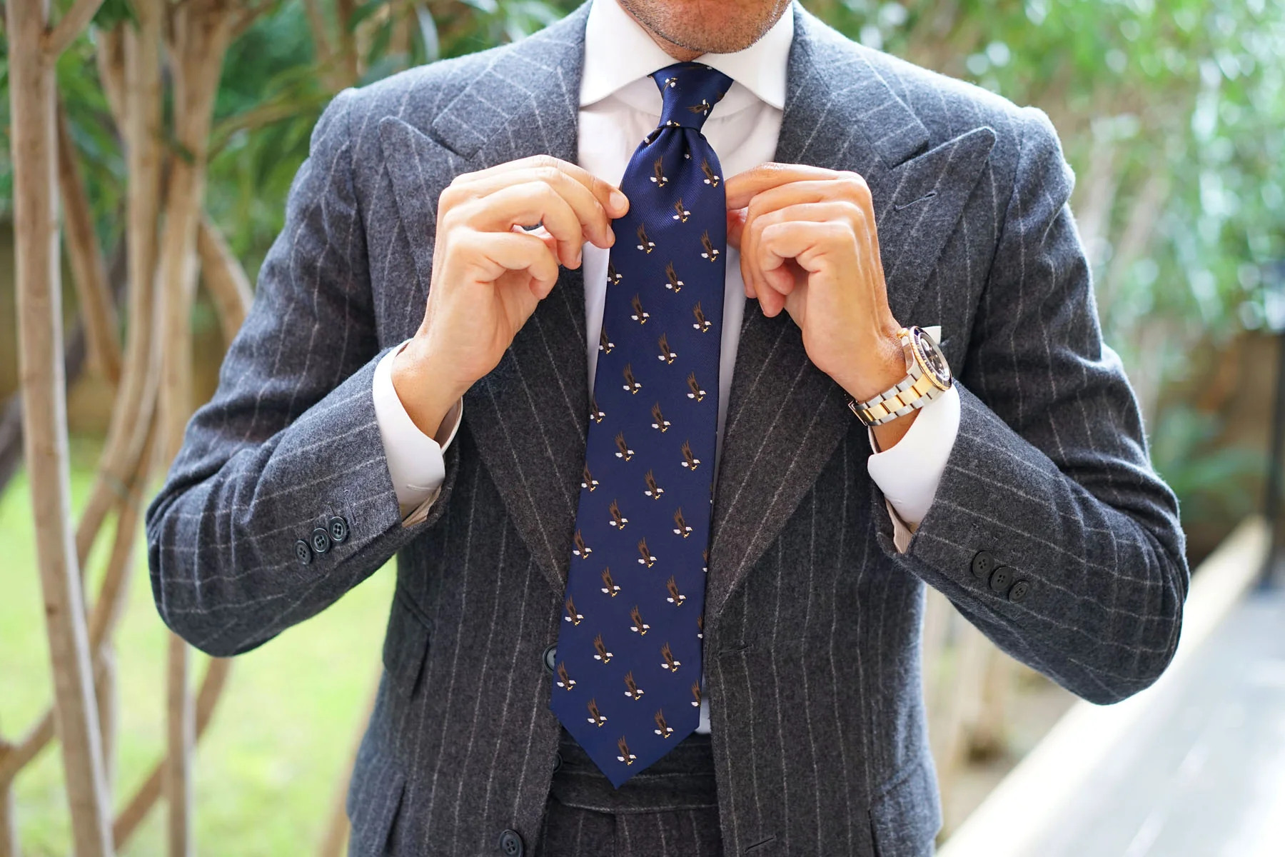 African Martial Eagle Necktie - Image 11