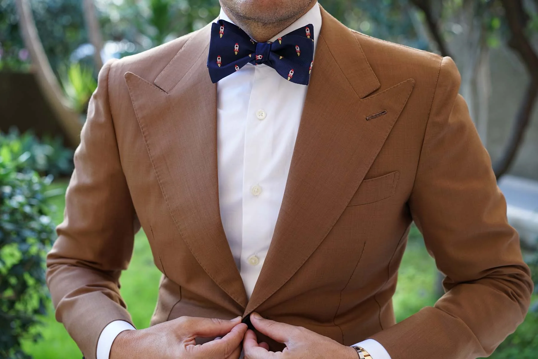 Apollo Space Rocket Self Bow Tie - Image 10