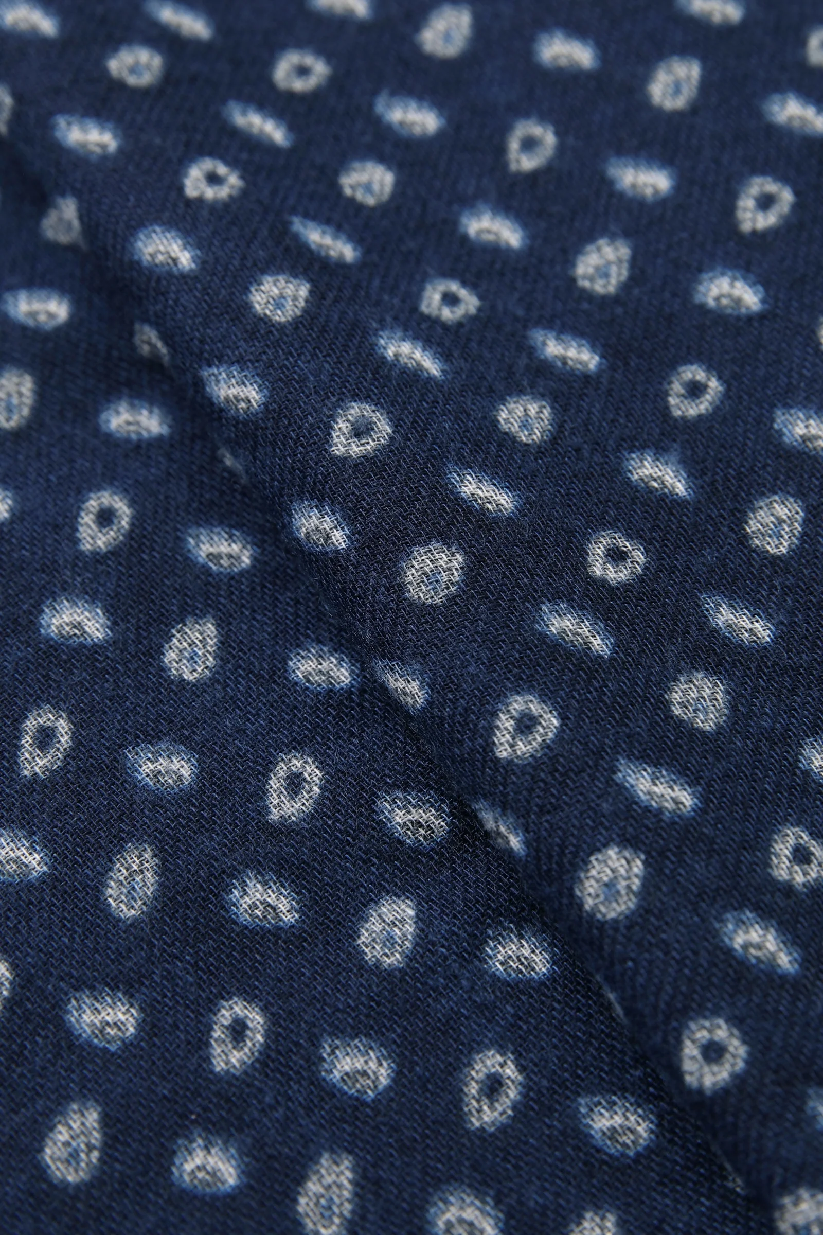 Arctic Ice Blue Paisley Scarf - Image 2