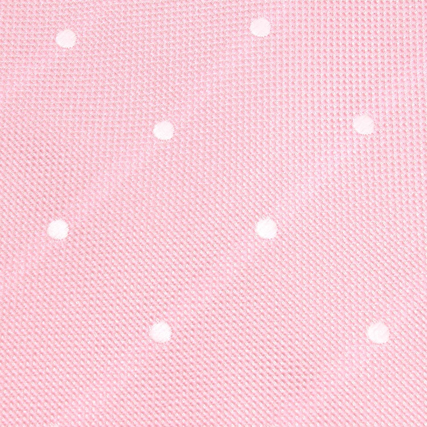 Baby Pink with White Polka Dots Kids Bow Tie - Image 2