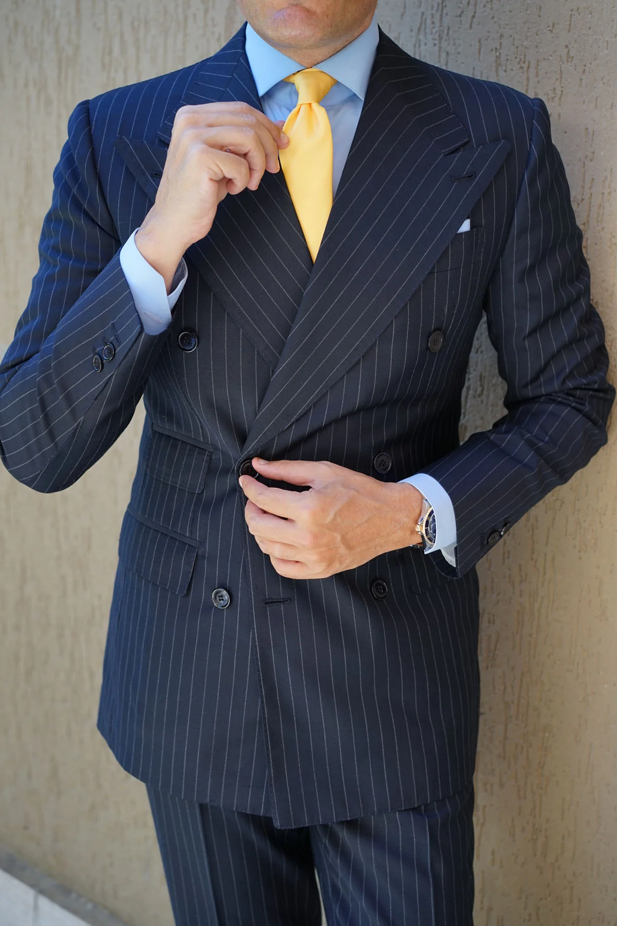 Banana Yellow Skinny Tie - Image 8