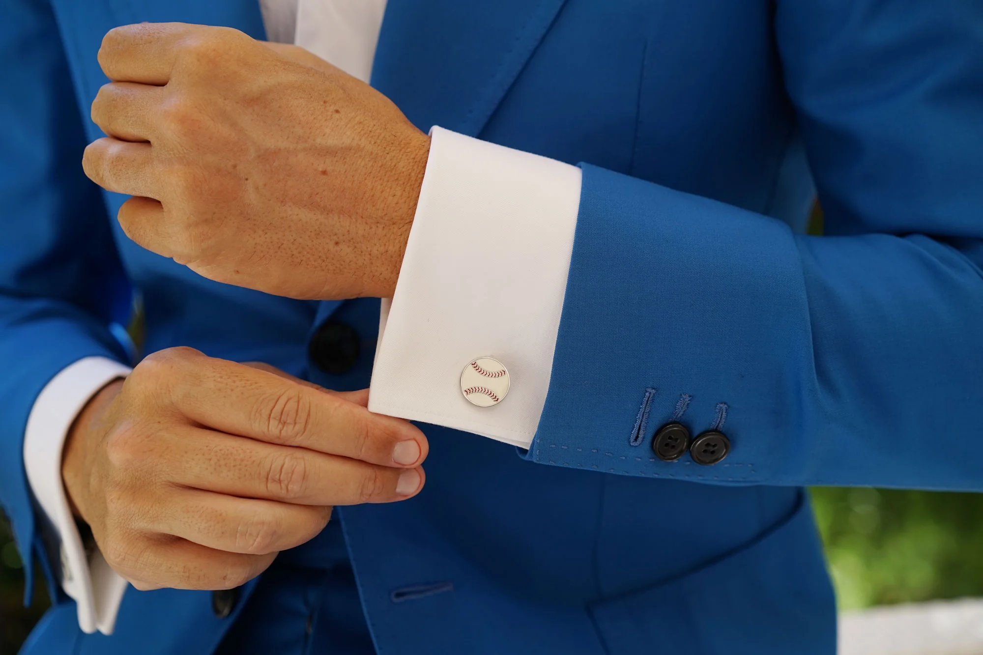 Baseball Cufflinks - Image 4