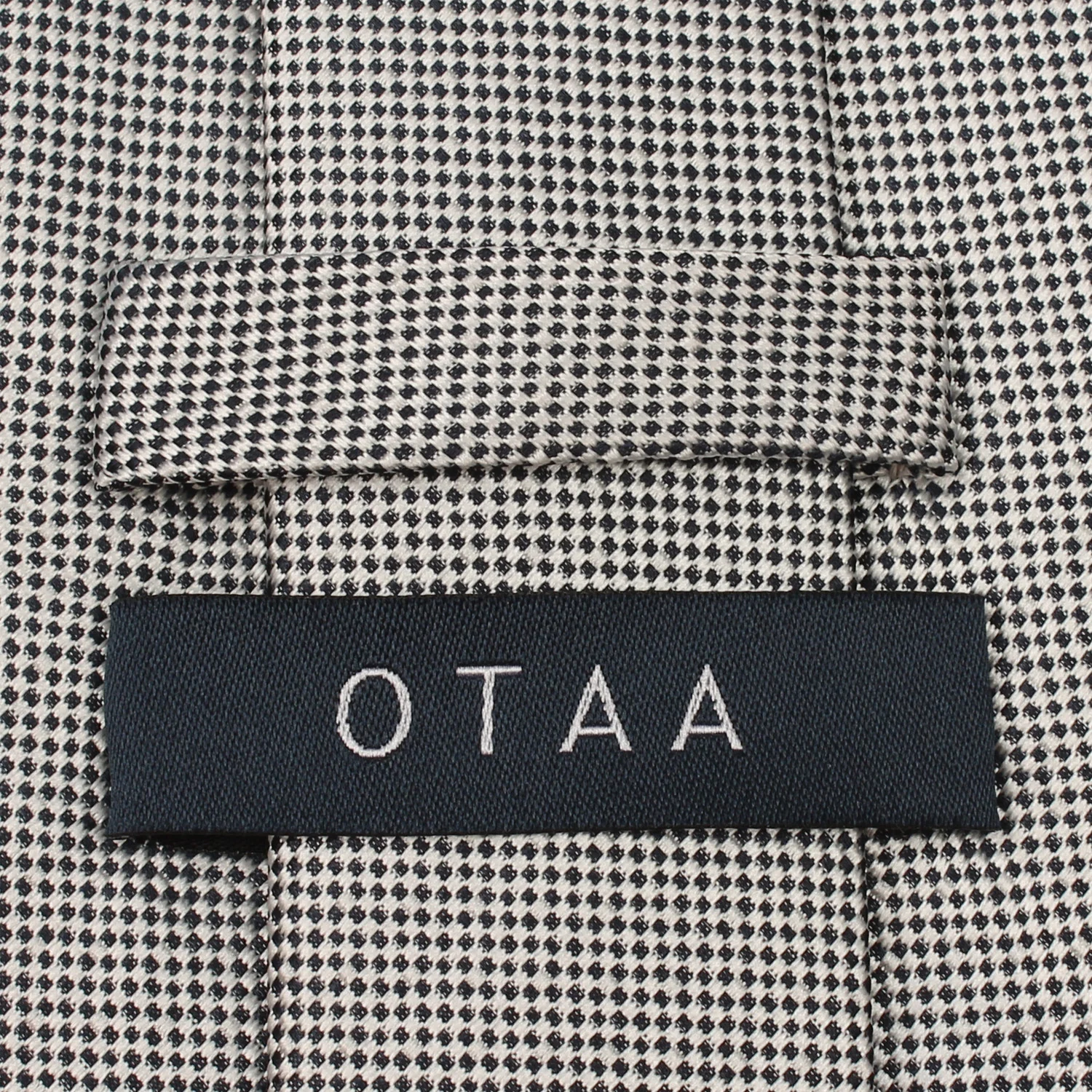 Black and White Small Dots Tie - Image 5