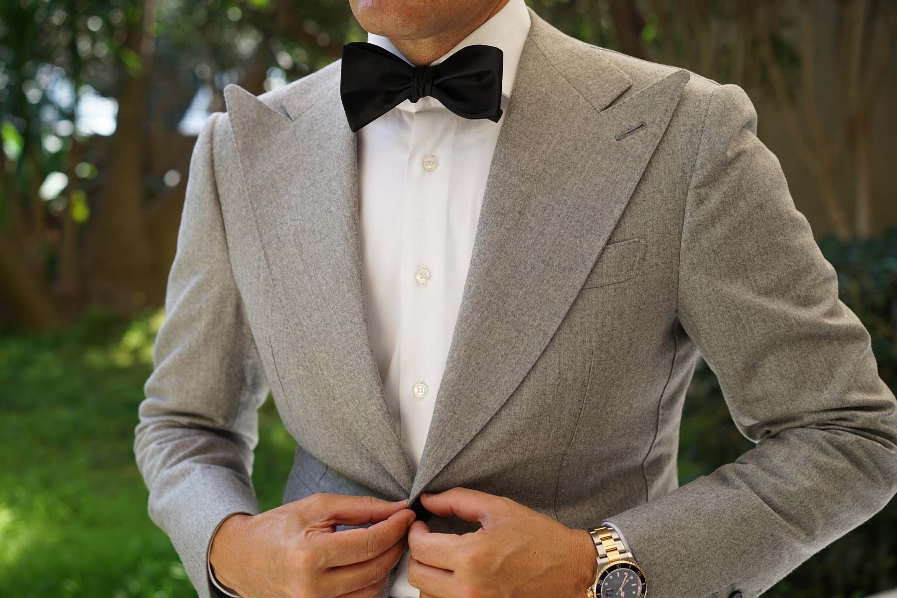 Bond Black - Bow Tie (Untied) - Image 4