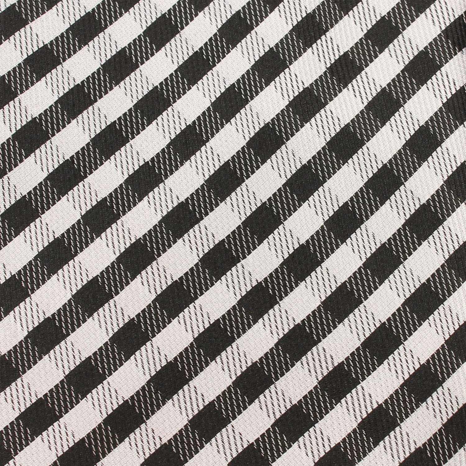 Black Gingham Necktie - Image 3