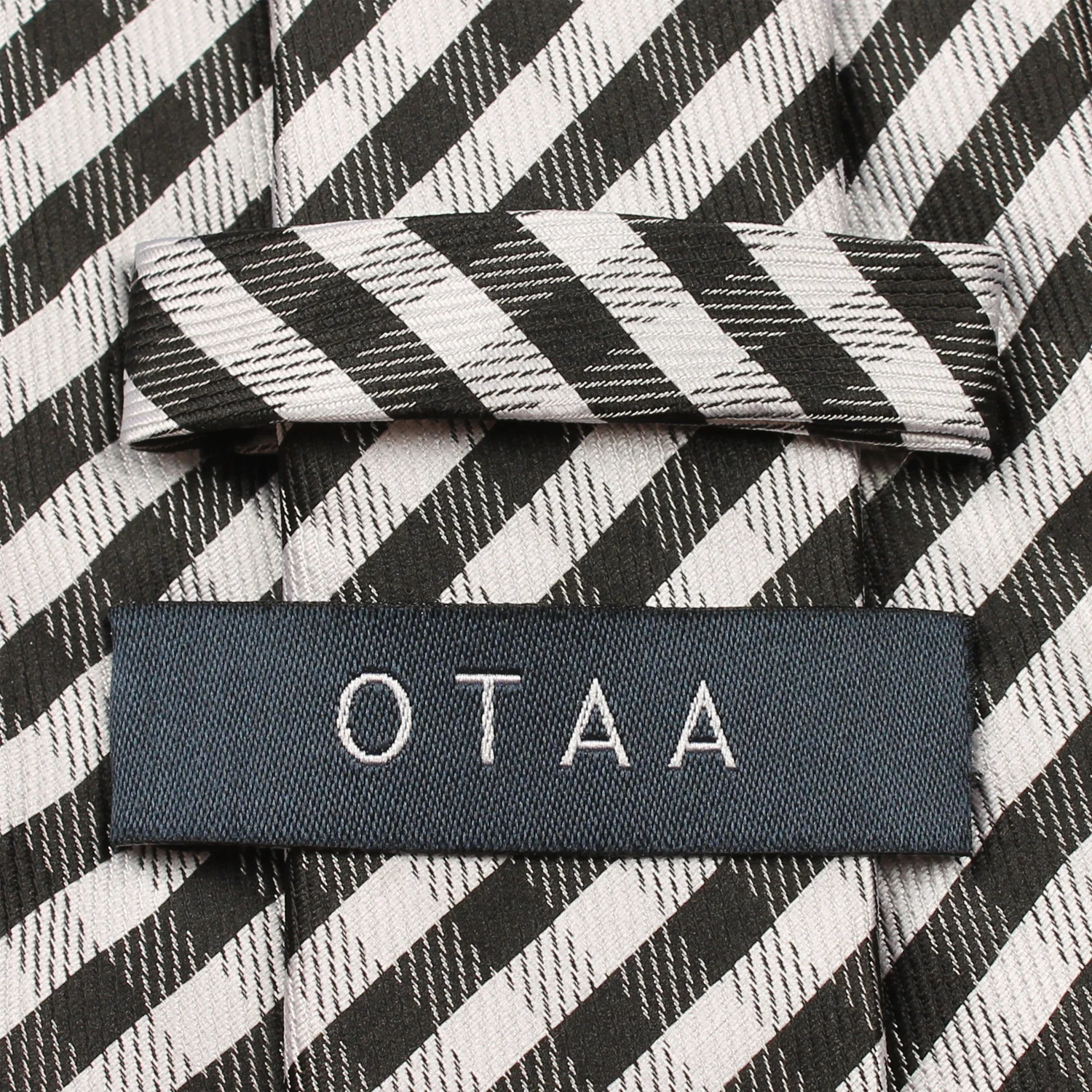 Black Gingham Necktie - Image 5
