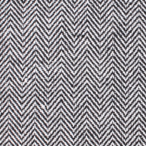 Black Herringbone Linen Diamond Bow Tie - Image 2