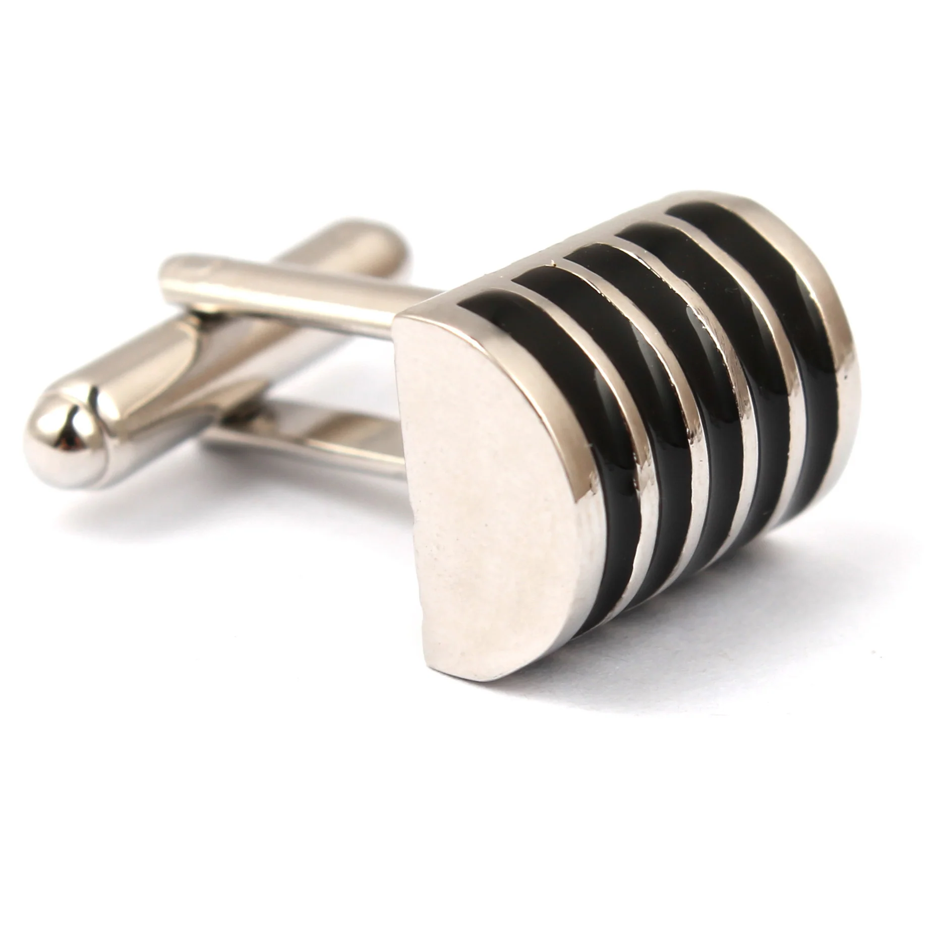 Black Horizontal Cufflinks - Image 3