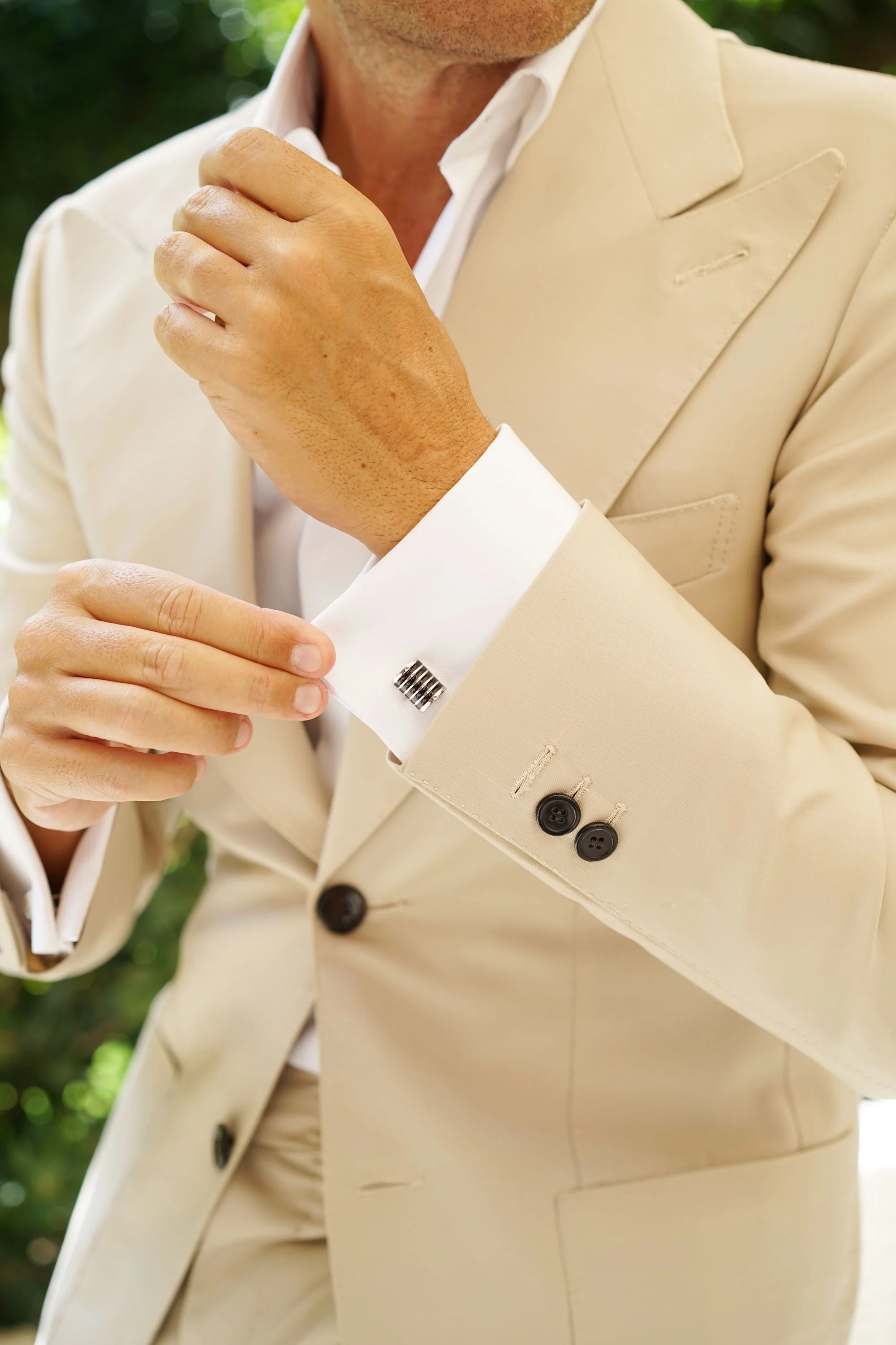 Black Horizontal Cufflinks - Image 6