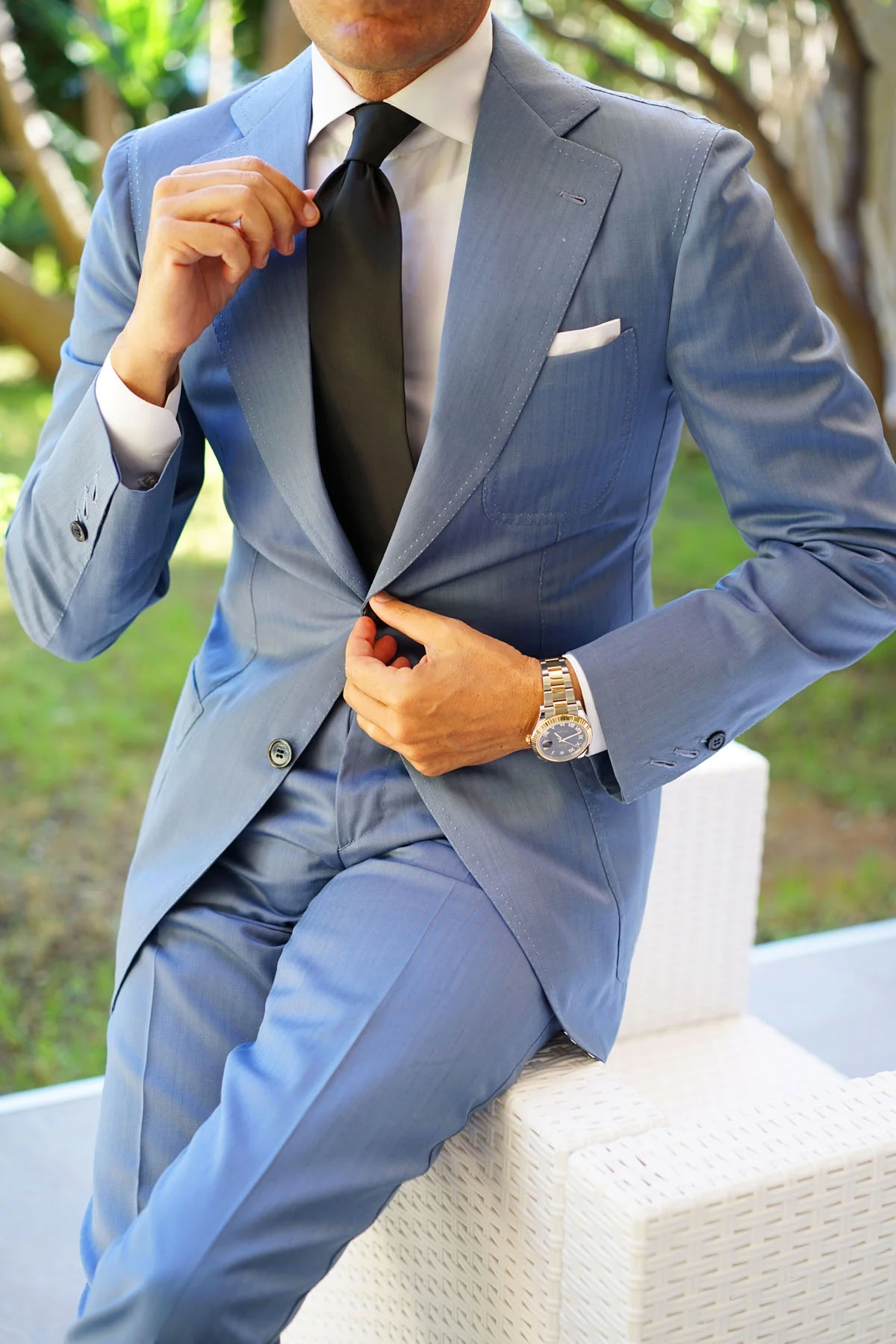 Black Line Tie - Image 7