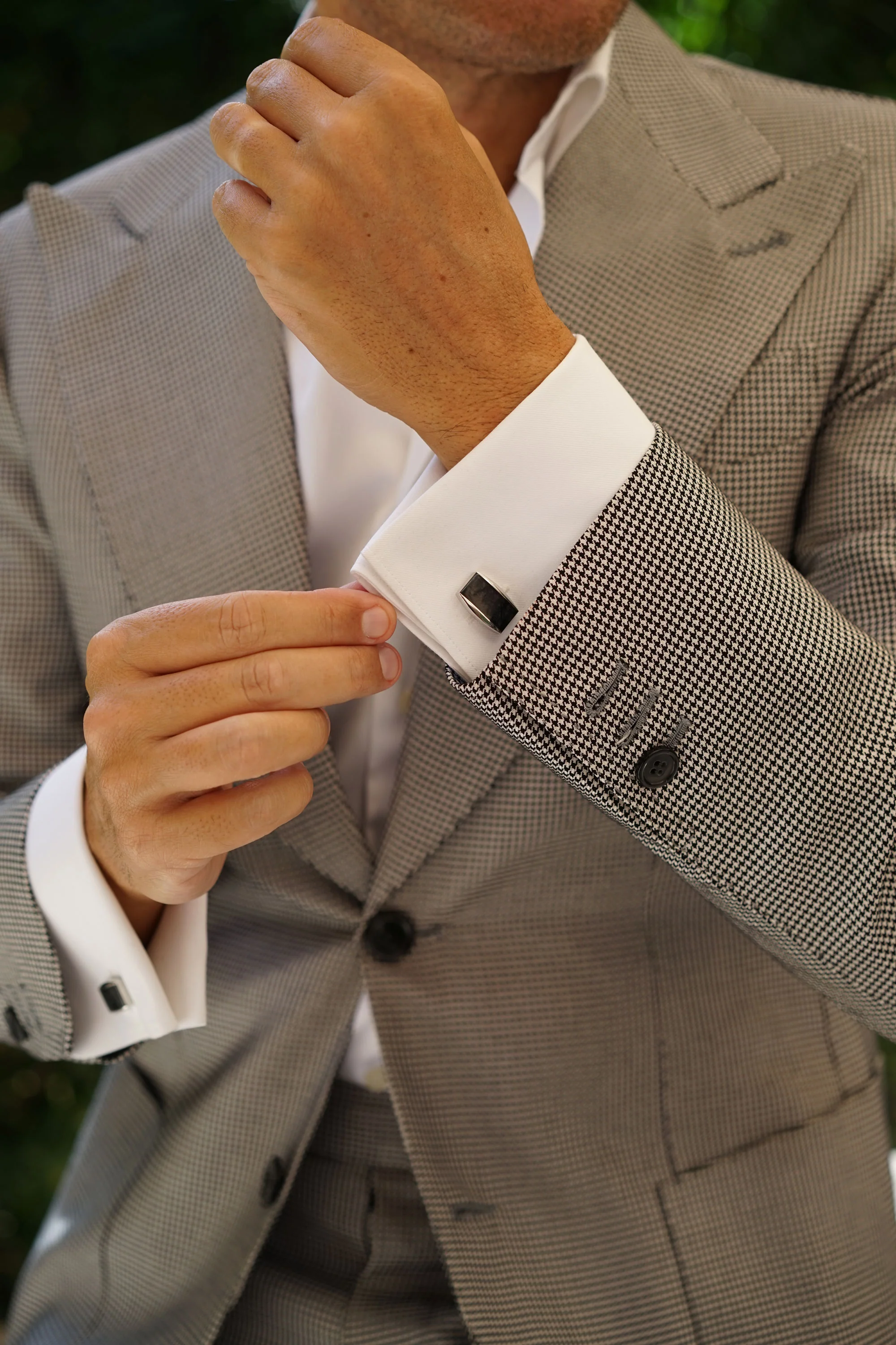 Black Onyx Stone Cufflinks - Image 5