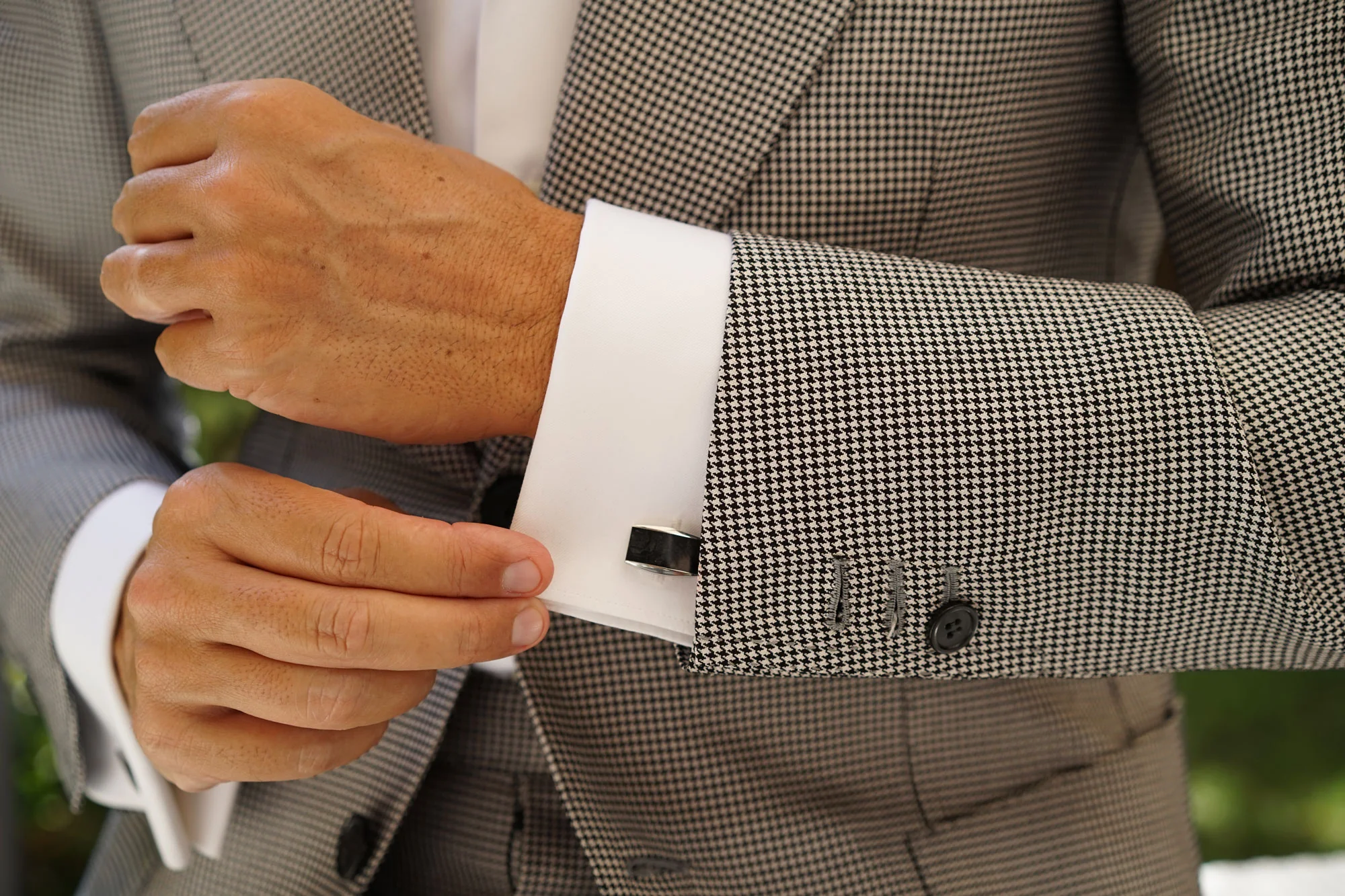 Black Onyx Stone Cufflinks - Image 6