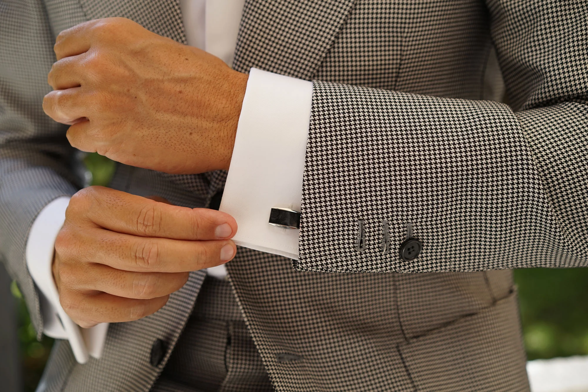 Black Onyx Stone Cufflinks - Image 7