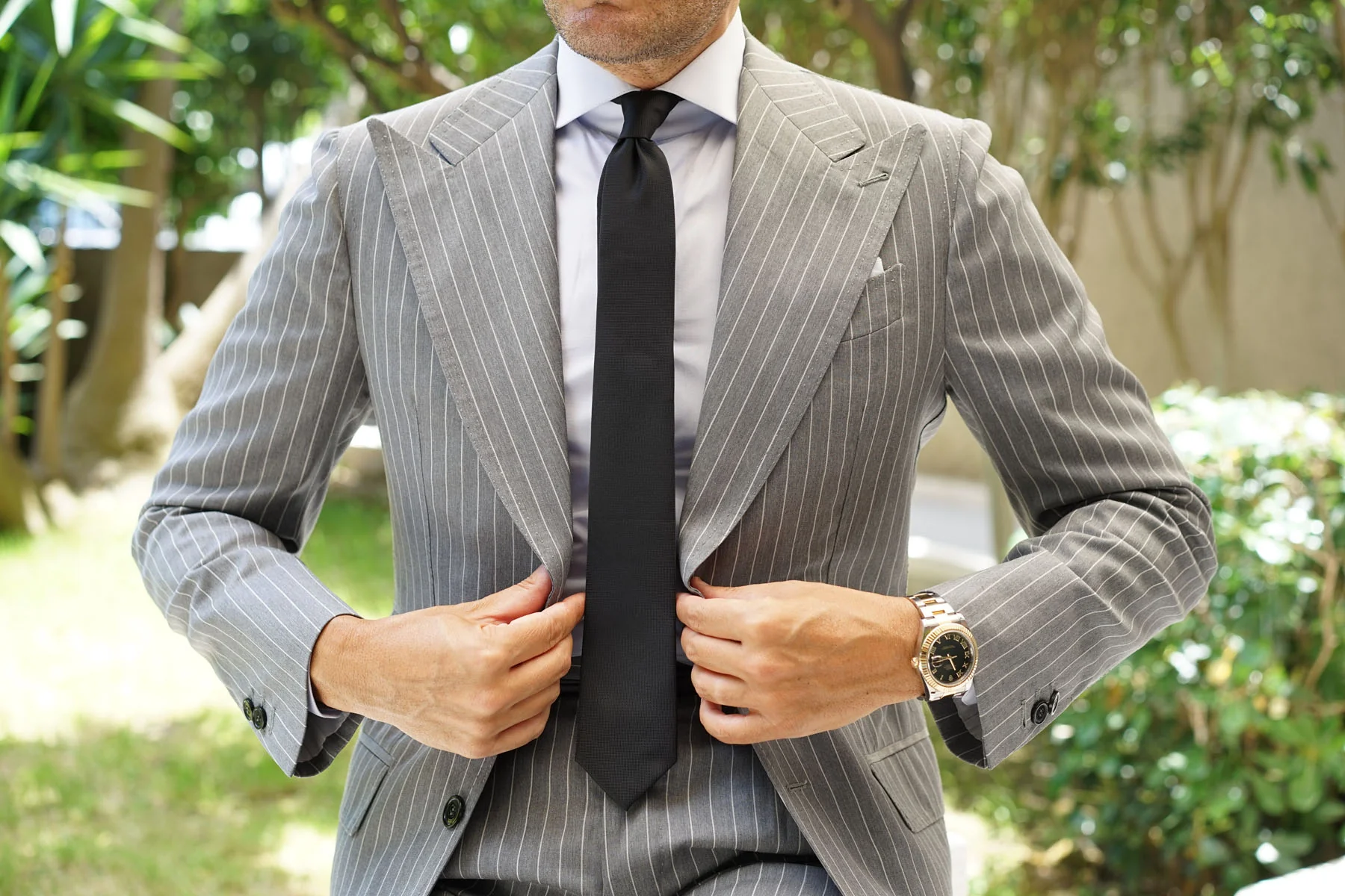 Black OTAA - Skinny Tie - Image 5