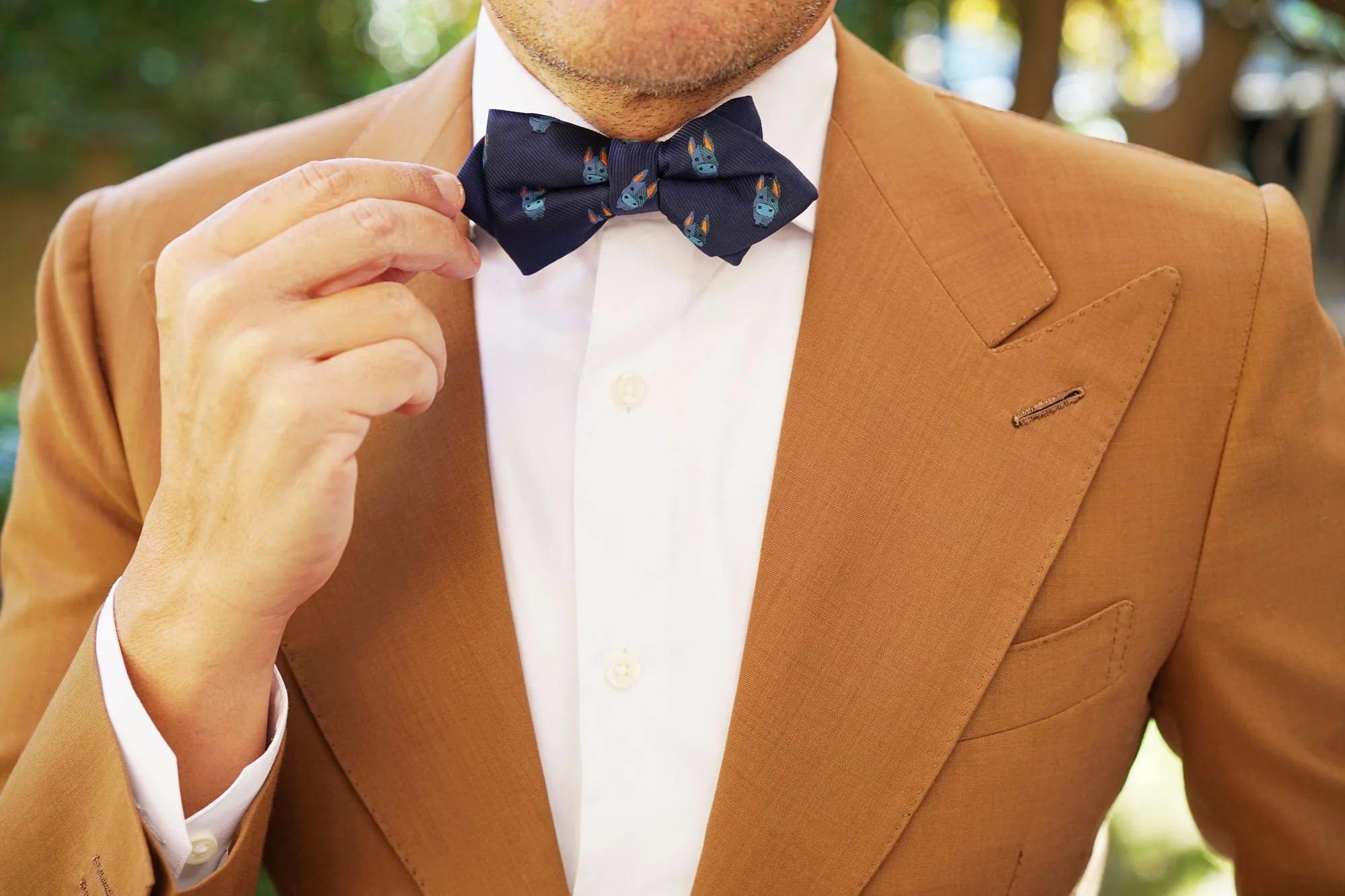 Blue Donkey Diamond Bow Tie - Image 7