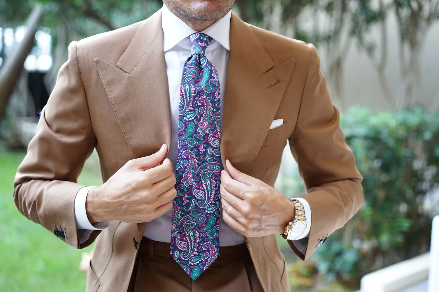 Botte Jegge Paisley Necktie - Image 13