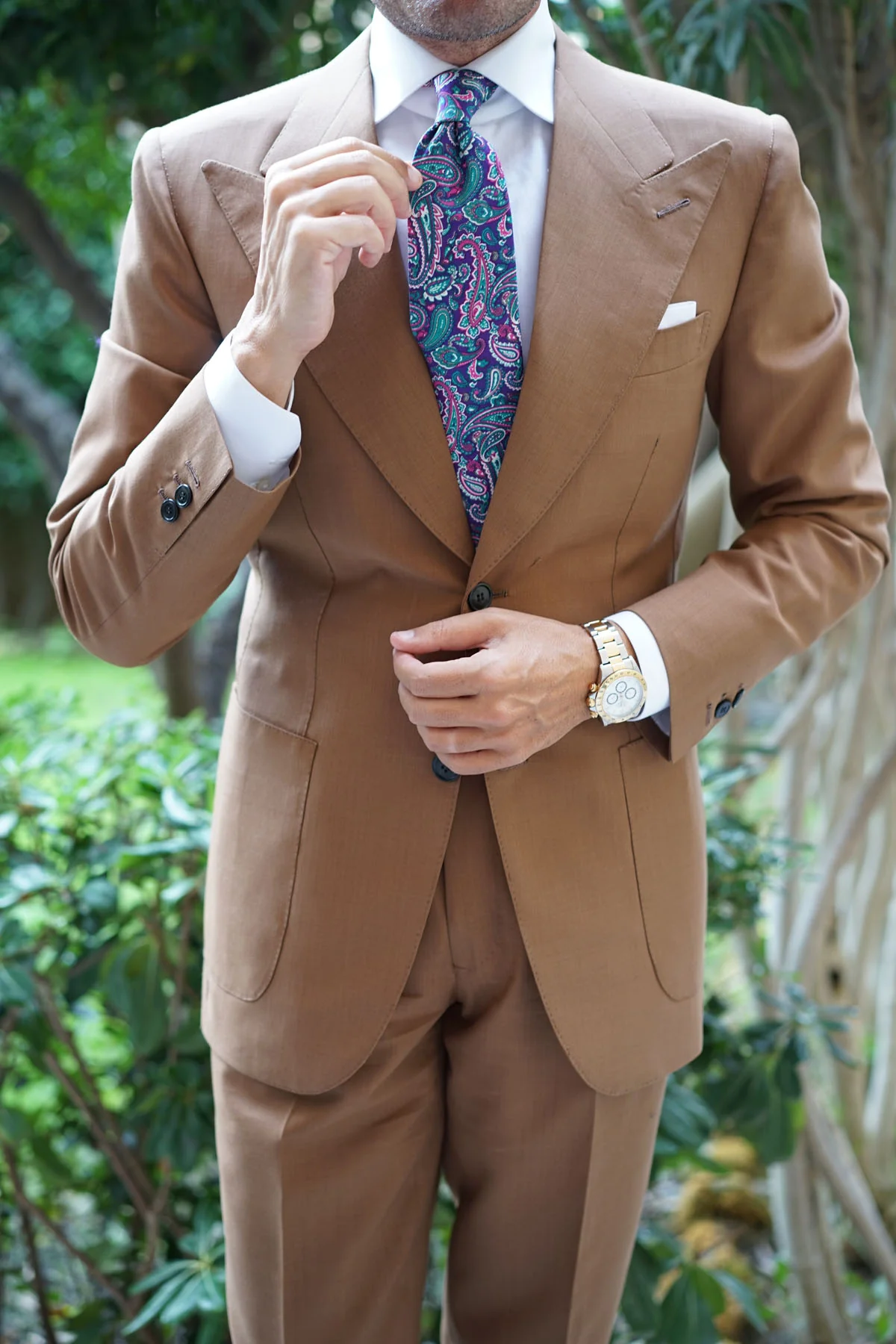 Botte Jegge Paisley Necktie - Image 15