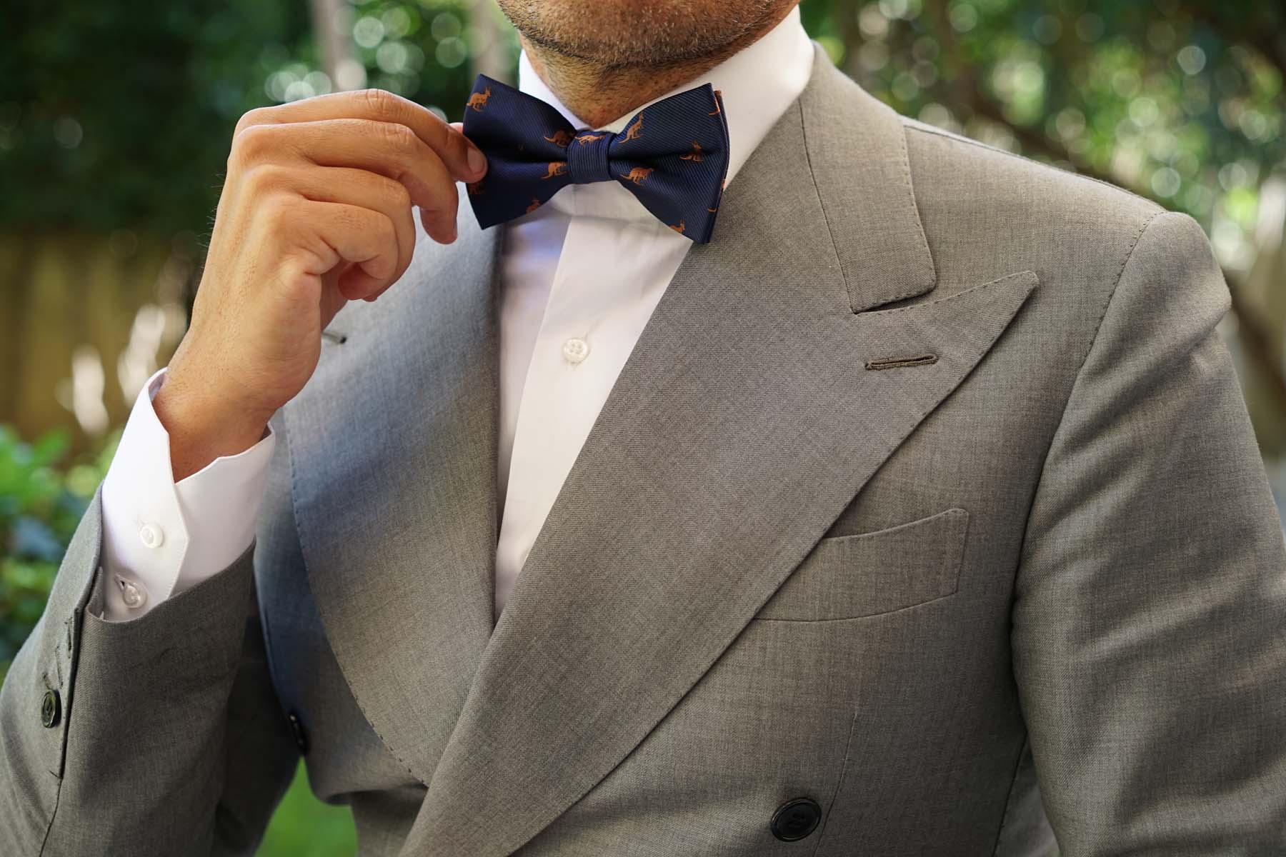 Brown Kangaroo Bow Tie - Image 5