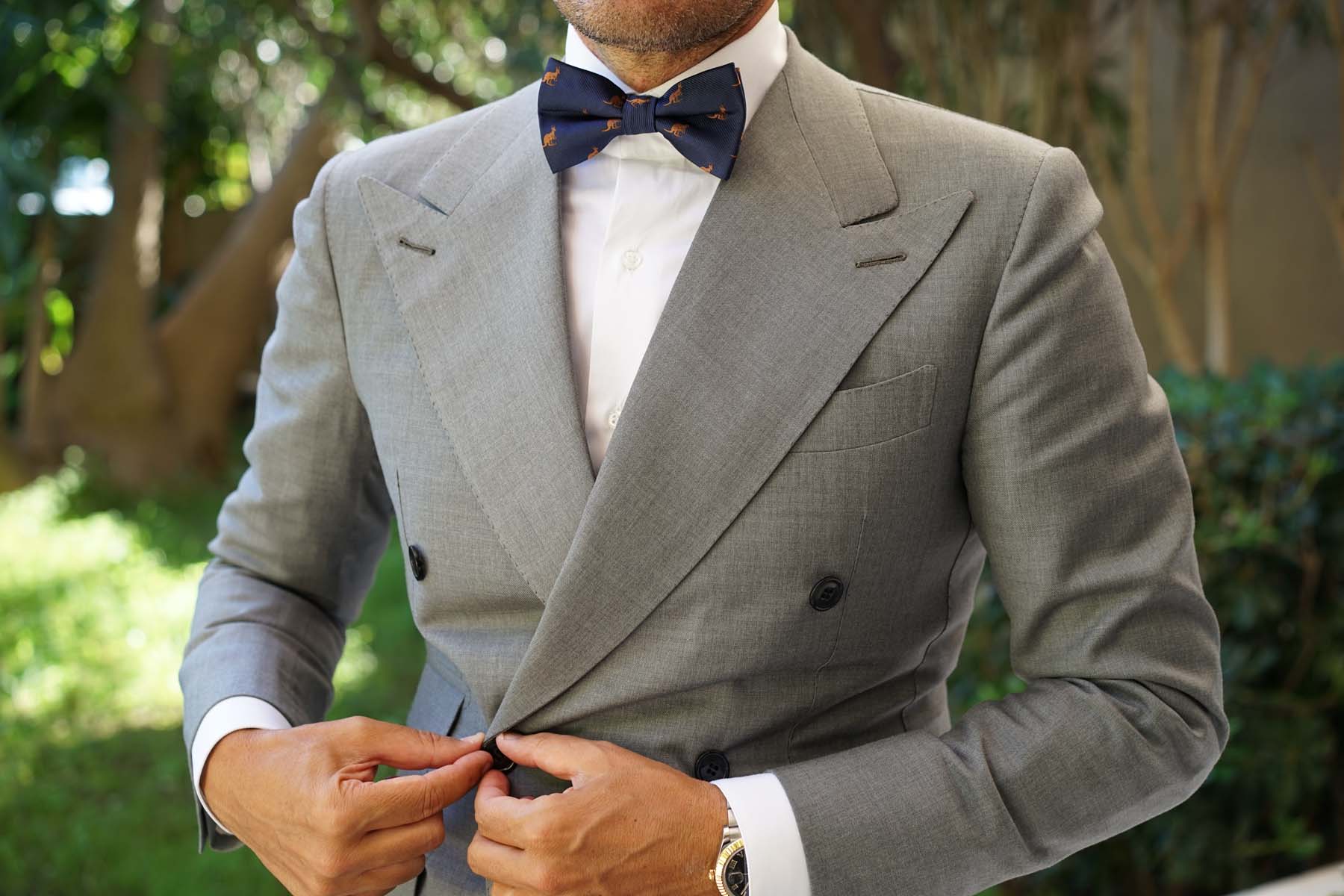 Brown Kangaroo Bow Tie - Image 6
