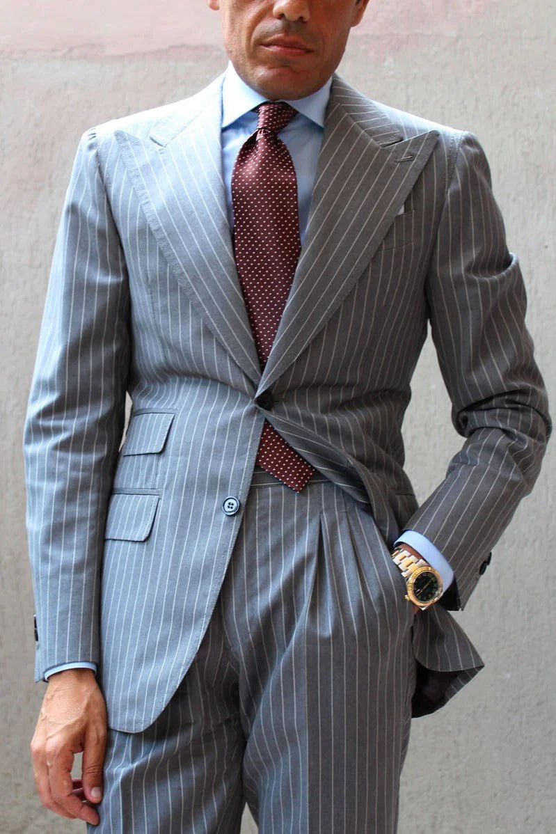 Brown Mini Polka Dots Necktie - Image 5