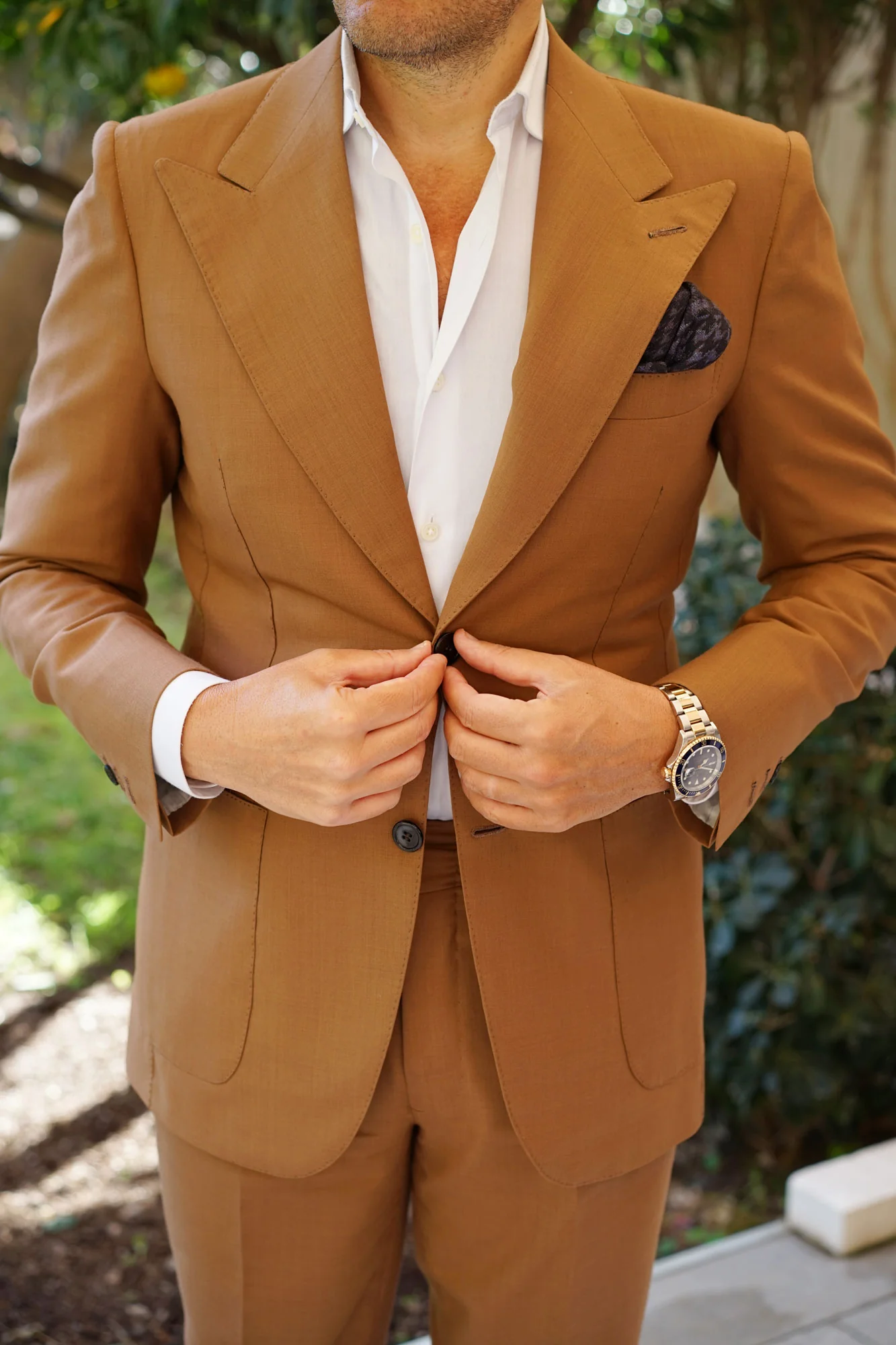 Bufalino Wool Pocket Square - Image 5