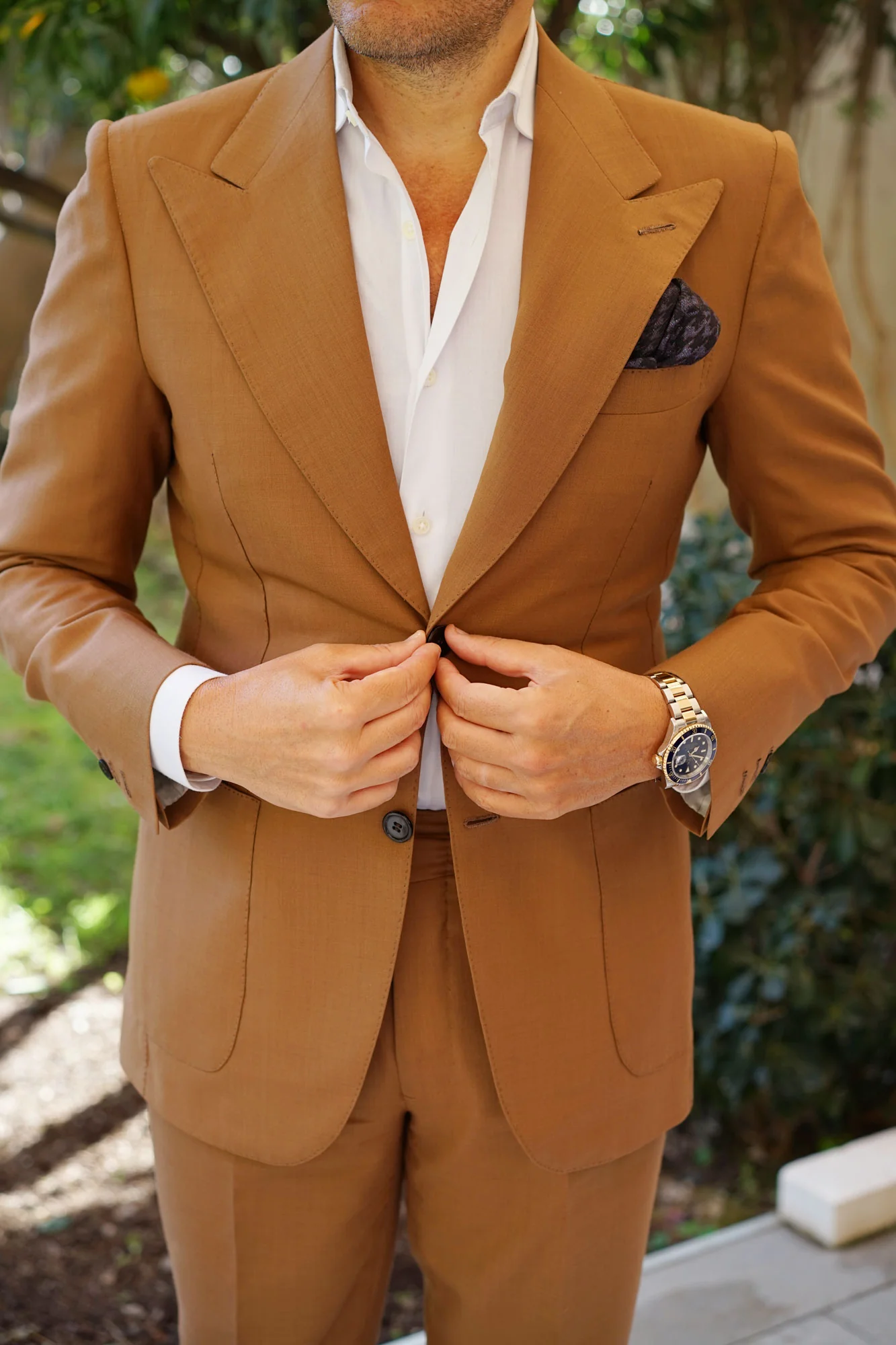 Bufalino Wool Pocket Square - Image 8