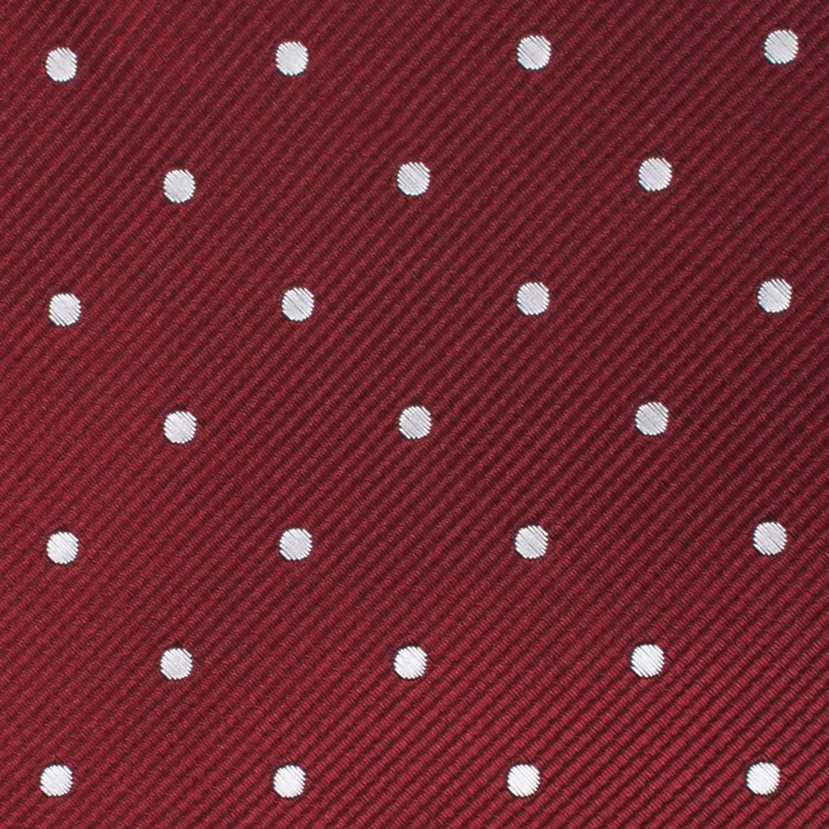 Burgundy Polka Dots Kids Bow Tie - Image 2