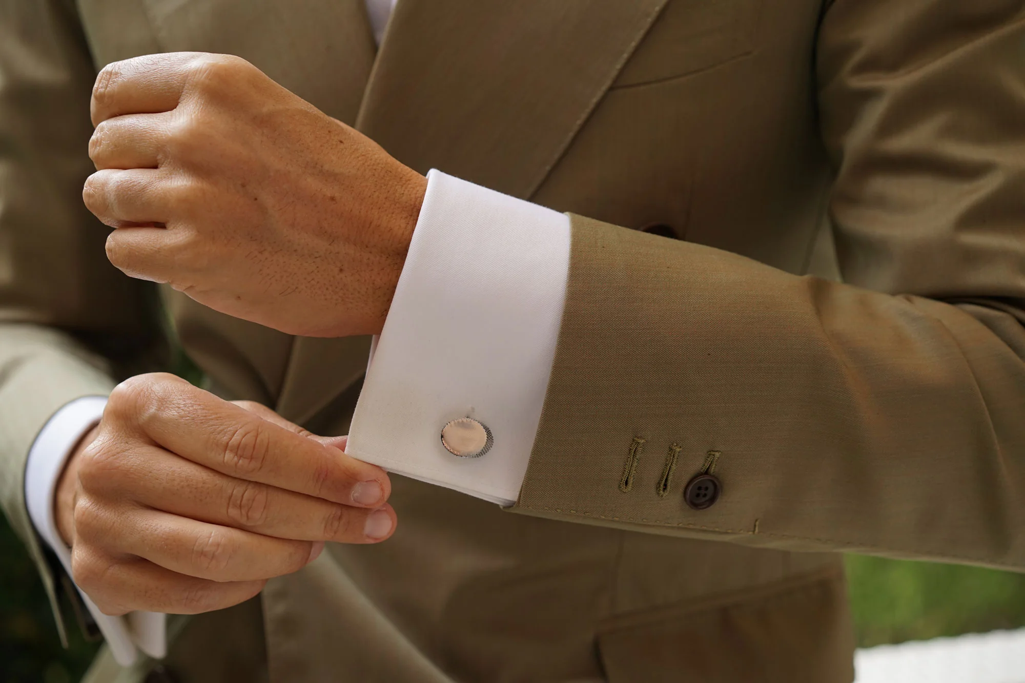 Clooney Silver Cufflinks - Image 8