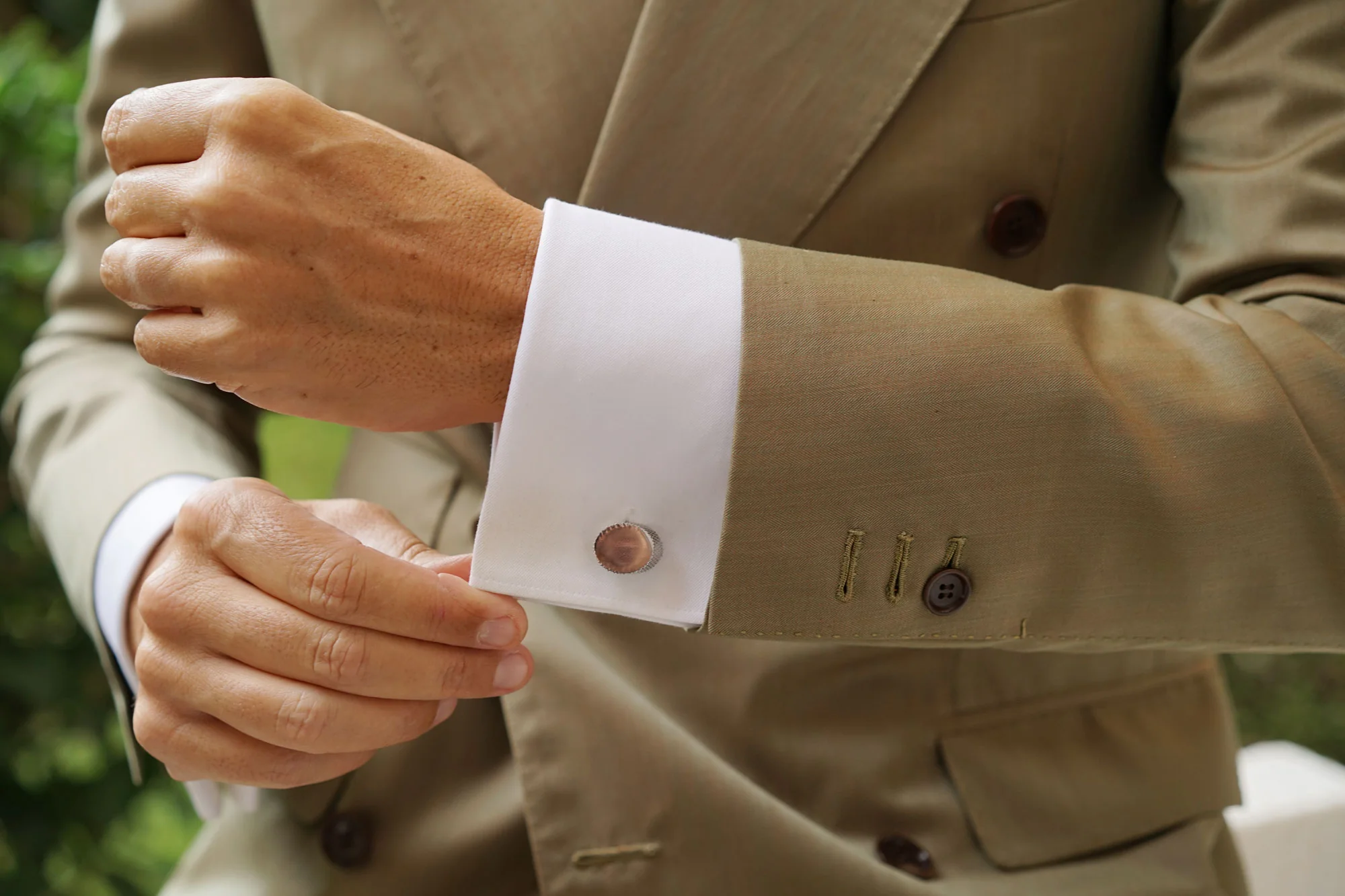 Clooney Silver Cufflinks - Image 9