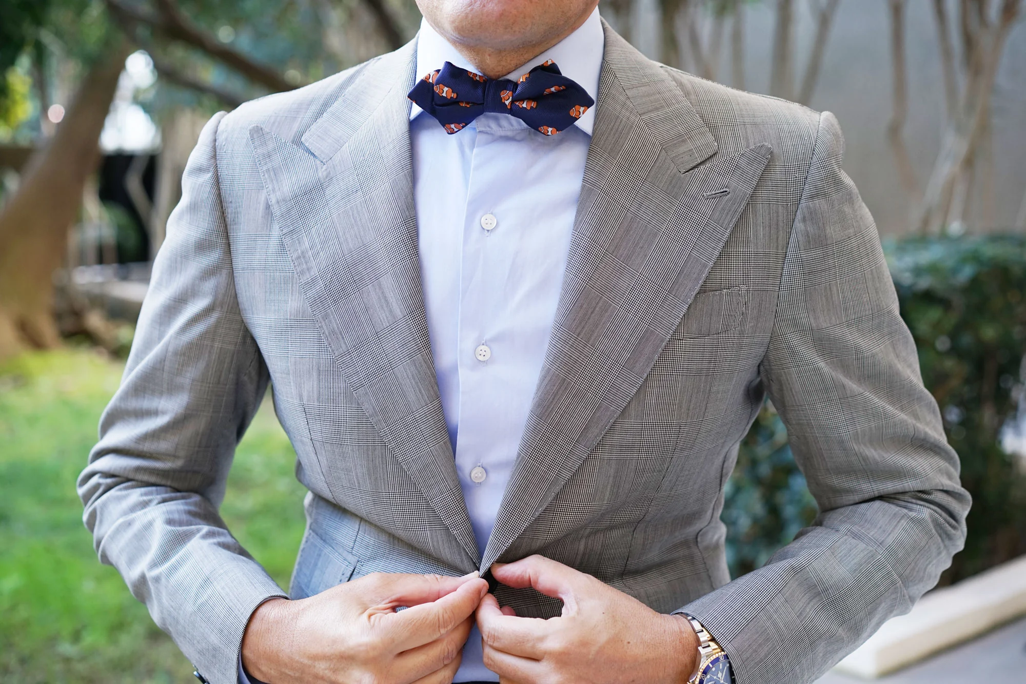 Clown Fish Diamond Bow Tie - Image 3