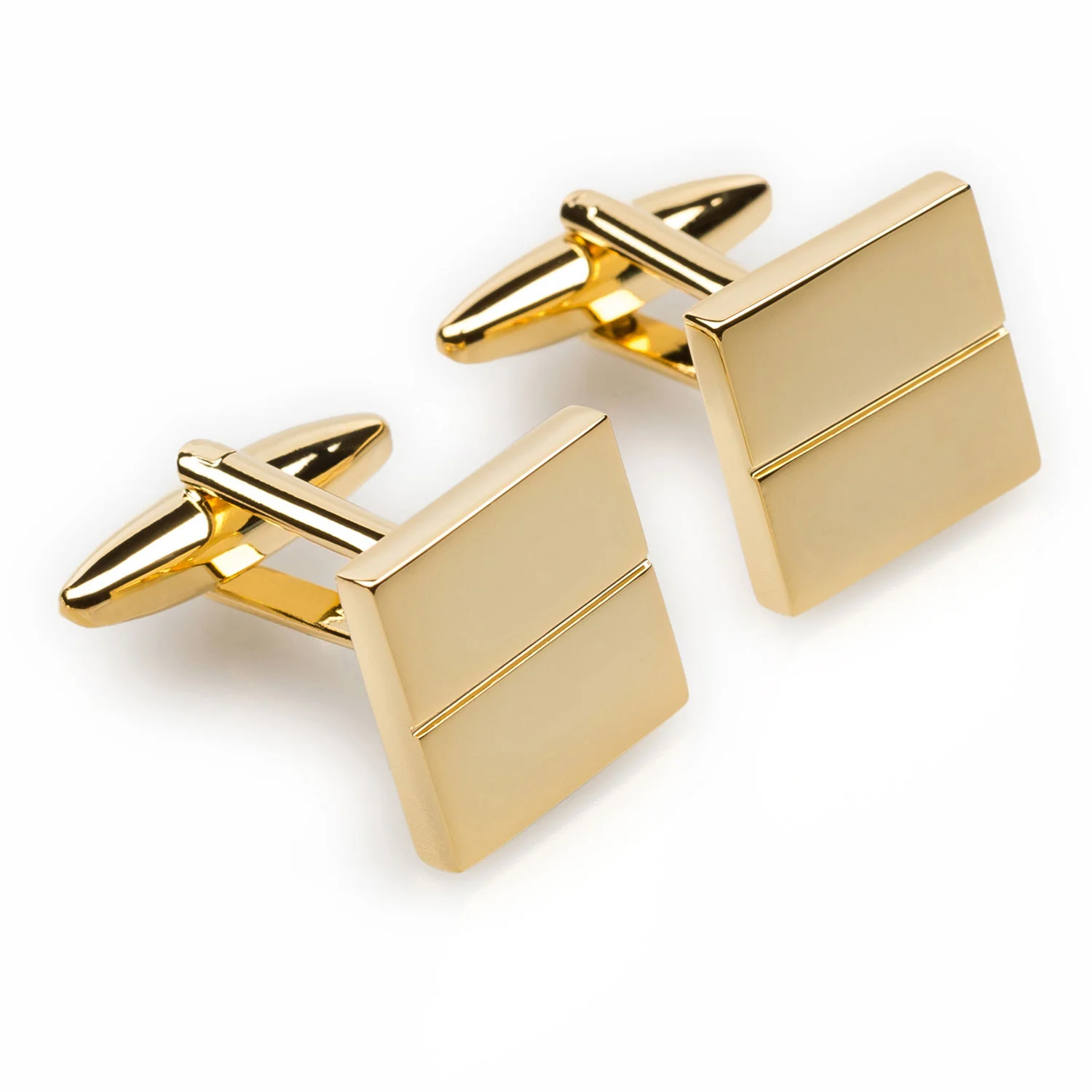 Crown Prince Gold Cufflinks - Image 2