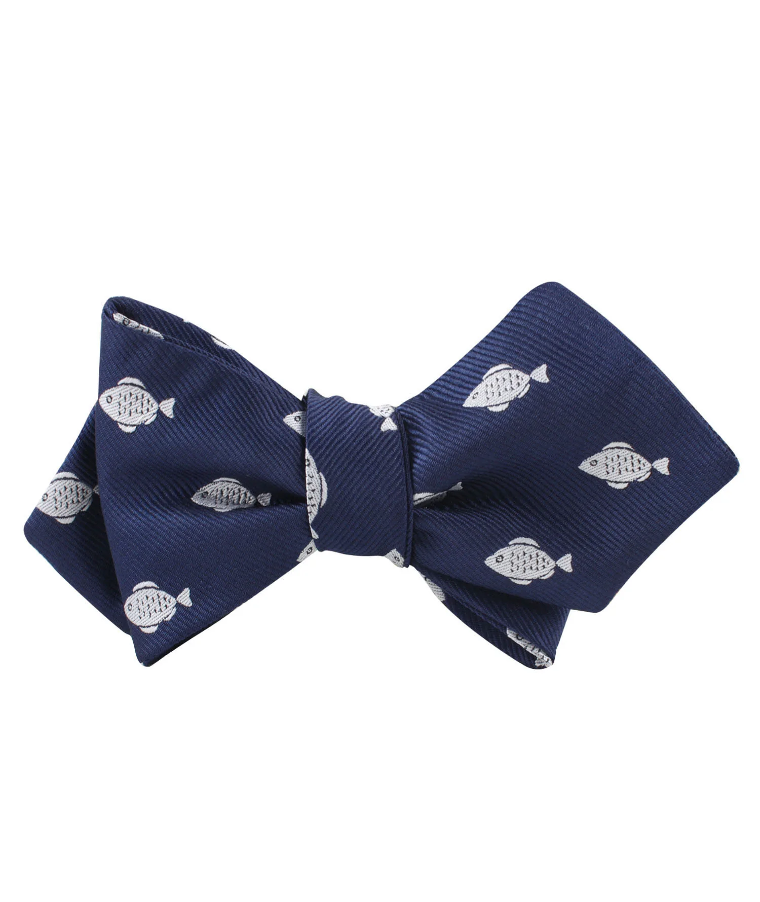 Deep Sea Fish Diamond Self Bow Tie - Image 2