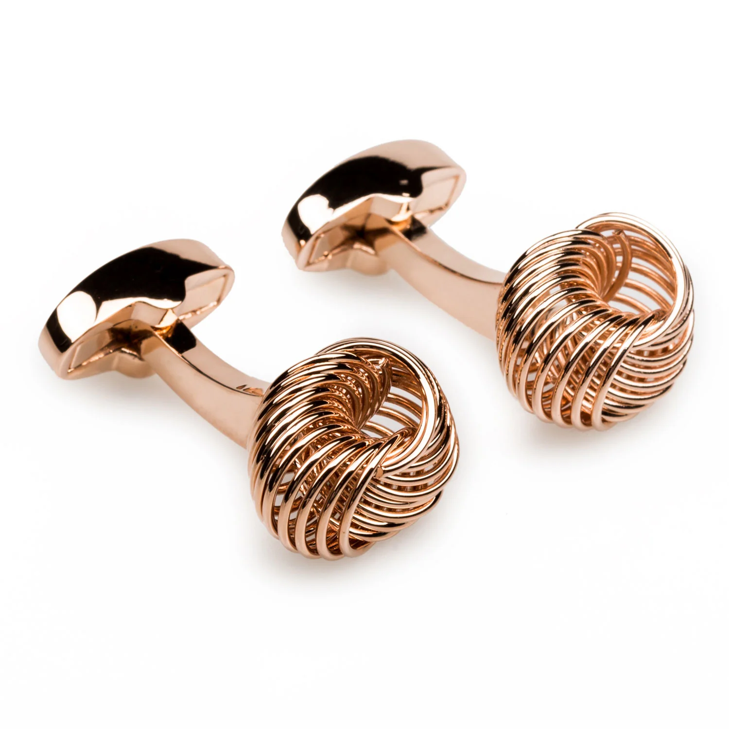 Emmerson Rose Gold Cufflinks - Image 2