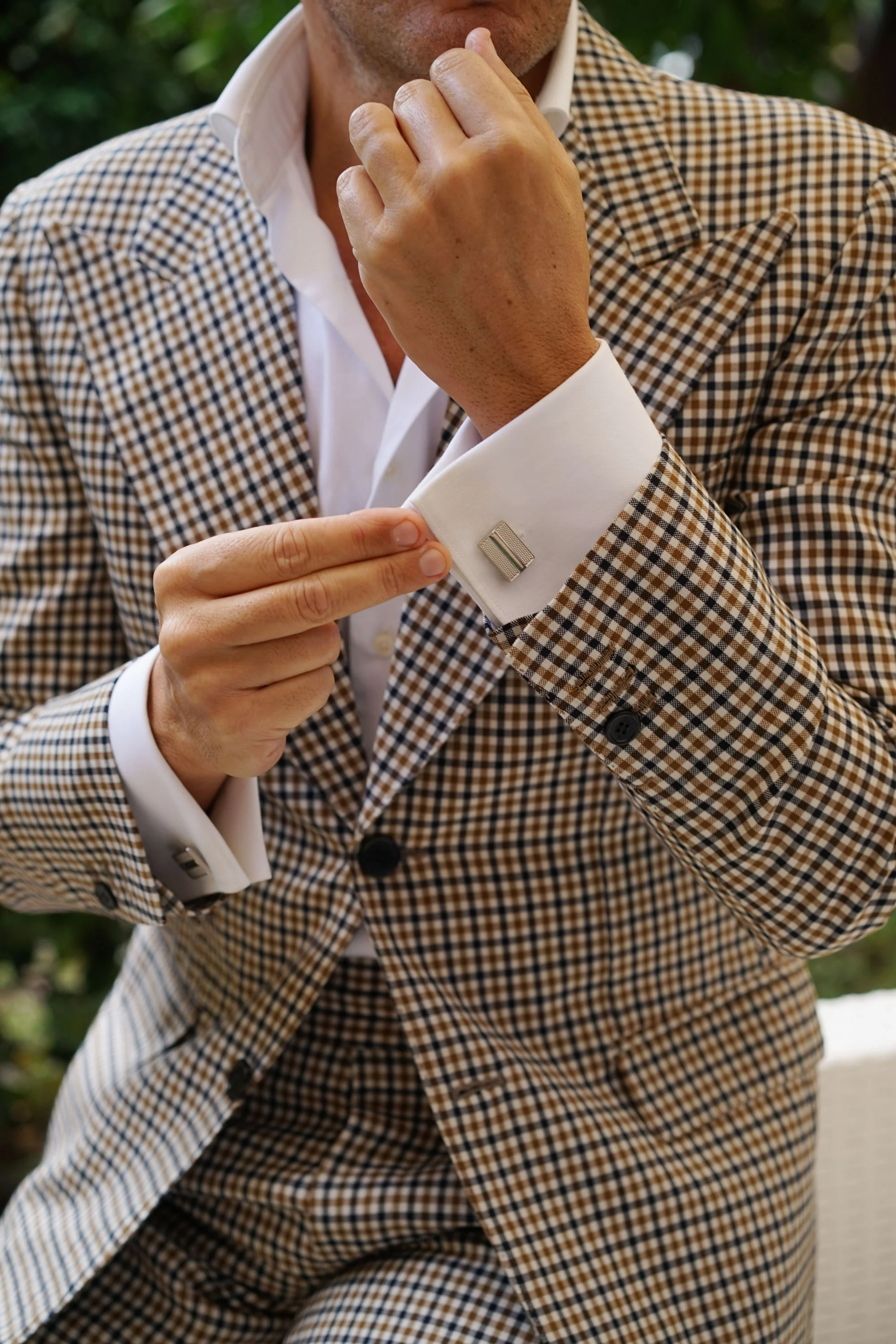 Fletcher Rectangle Cufflinks - Image 4