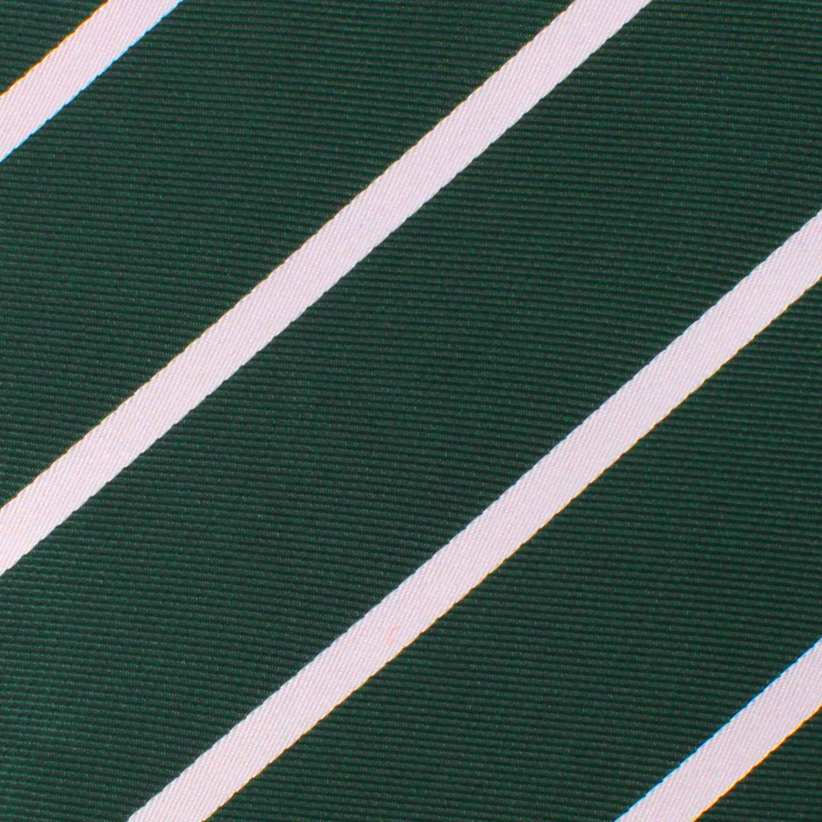 Forest Green Striped Bow Tie - Image 2