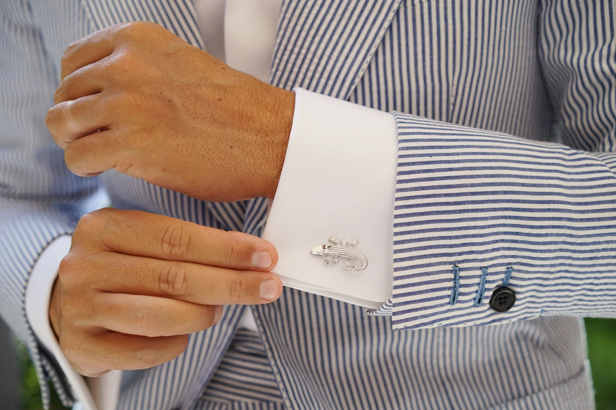 Gekko Lizard Cufflinks - Image 6