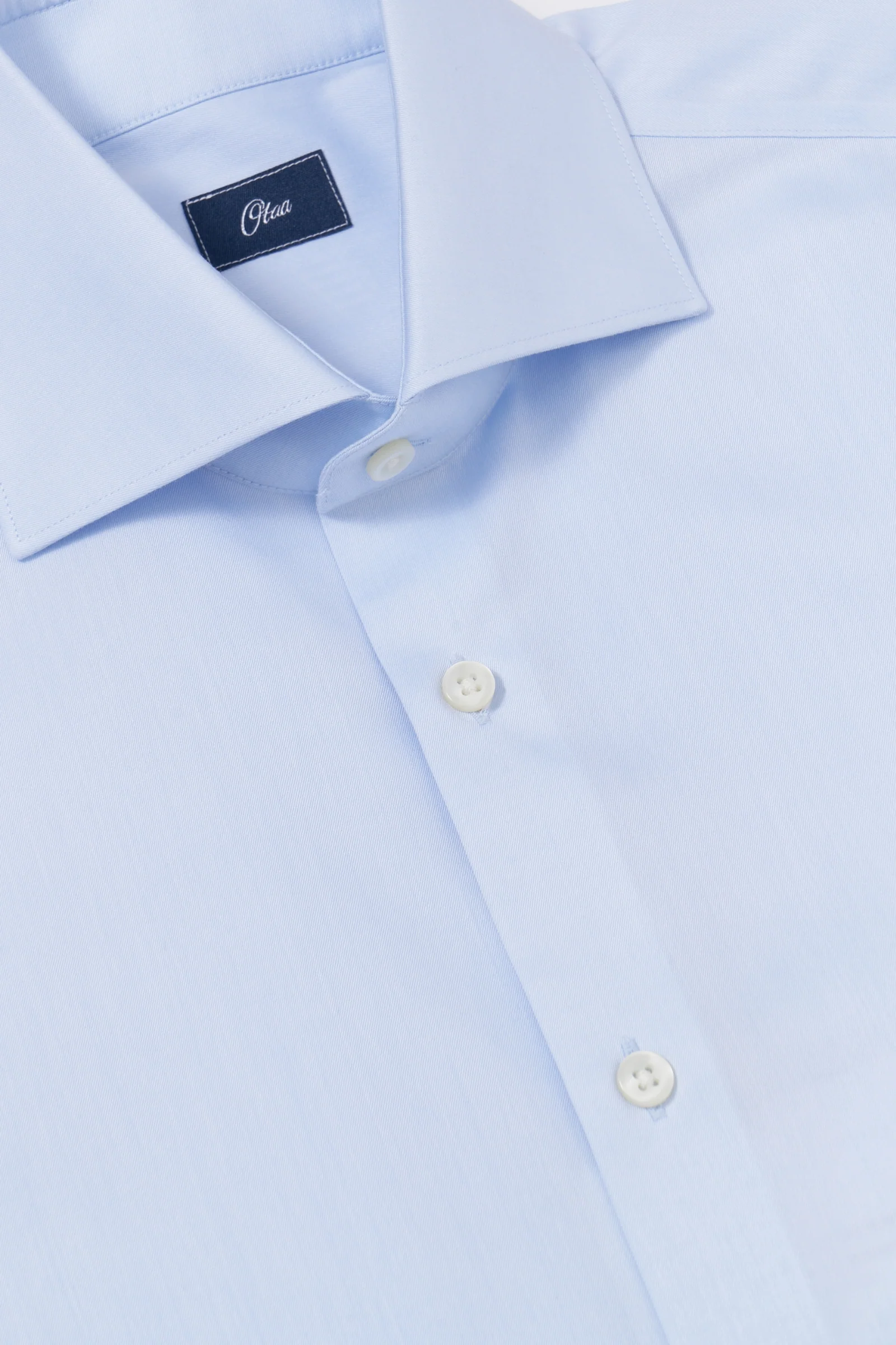 Giambi Light Blue Twill Non-Iron Shirt - Image 6