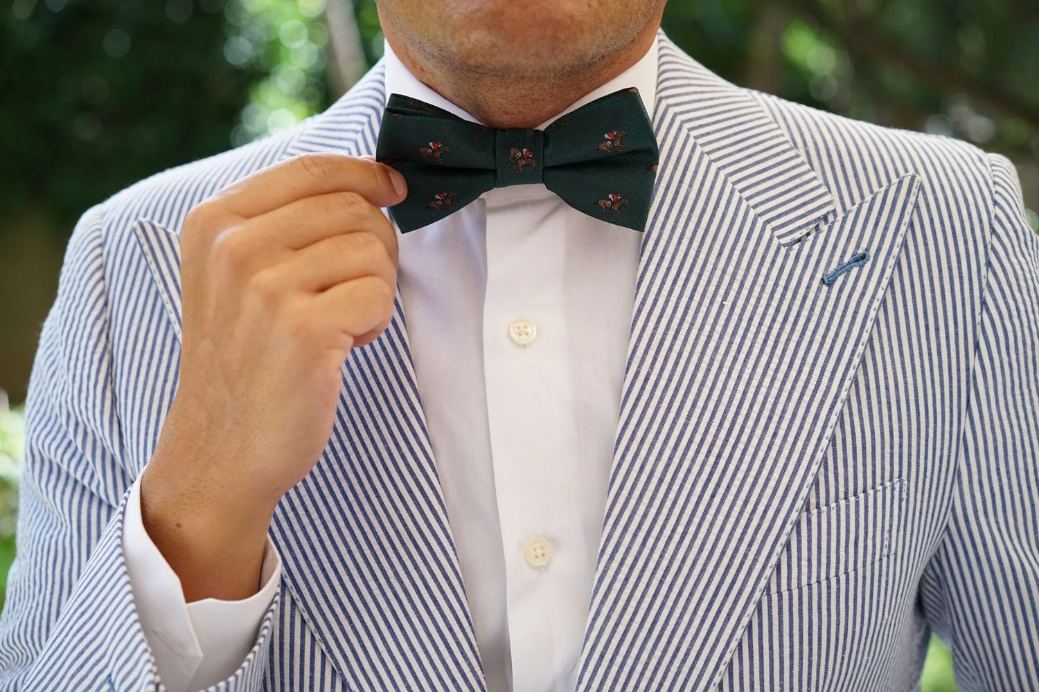 Green Victory Racehorse Bow Tie - Image 6