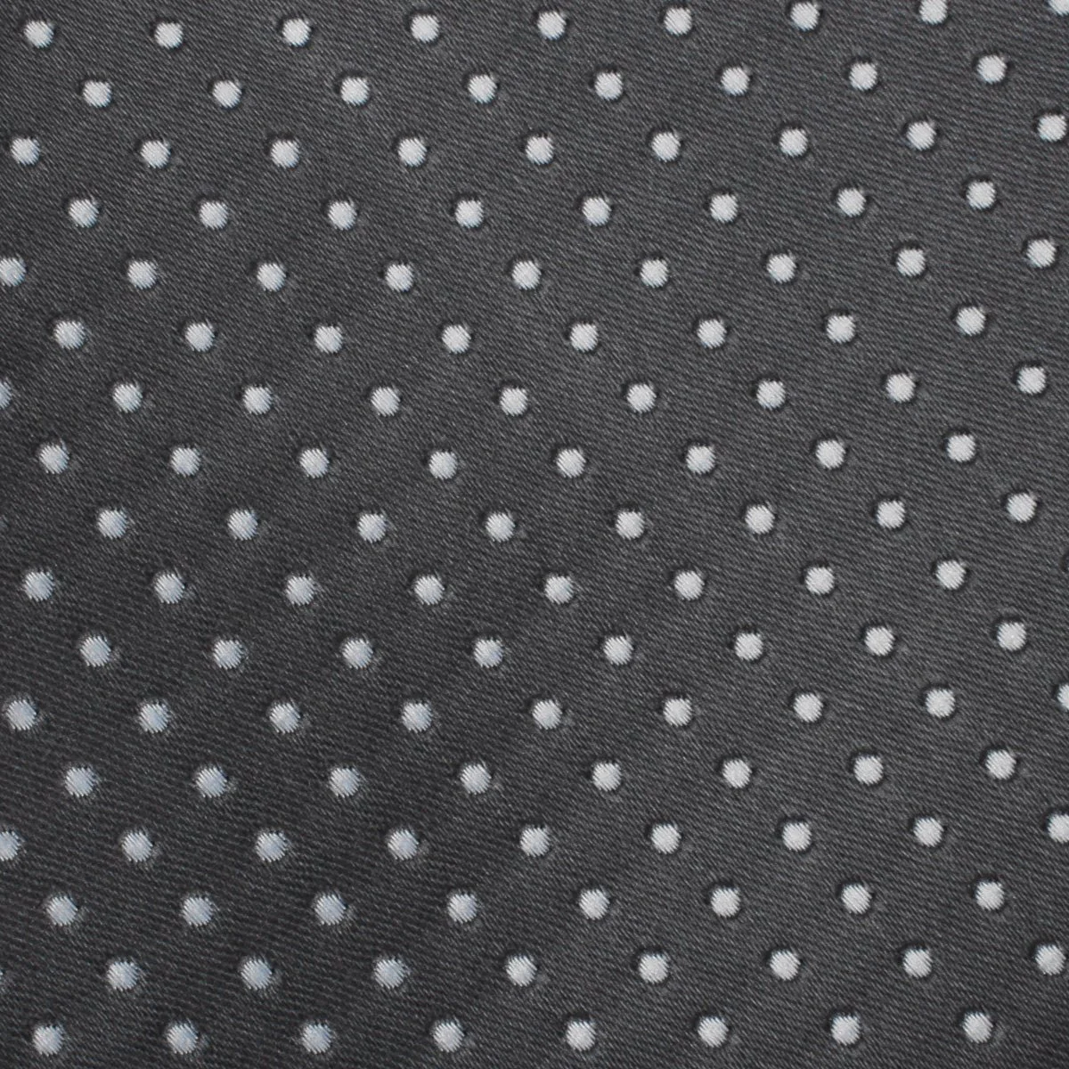 Grey Mini Polka Dots Pocket Square - Image 2