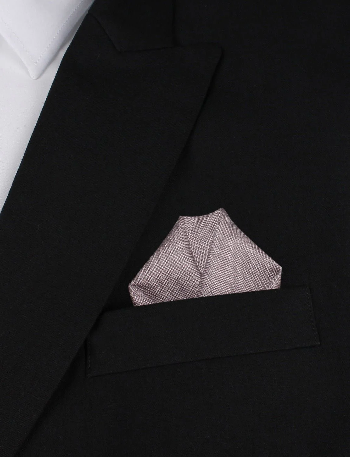 Grey Slub Linen Pocket Square - Image 4