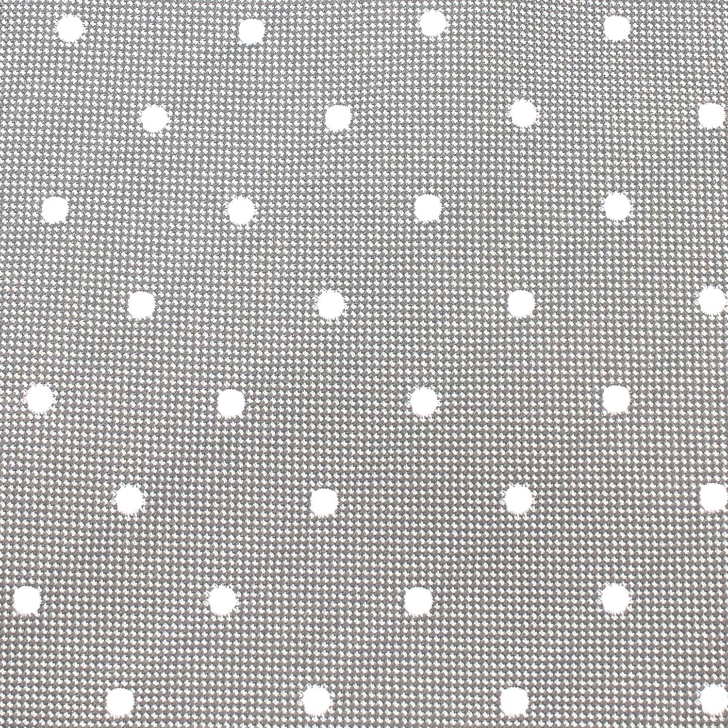 Grey with White Polka Dots - Skinny Tie - Image 4
