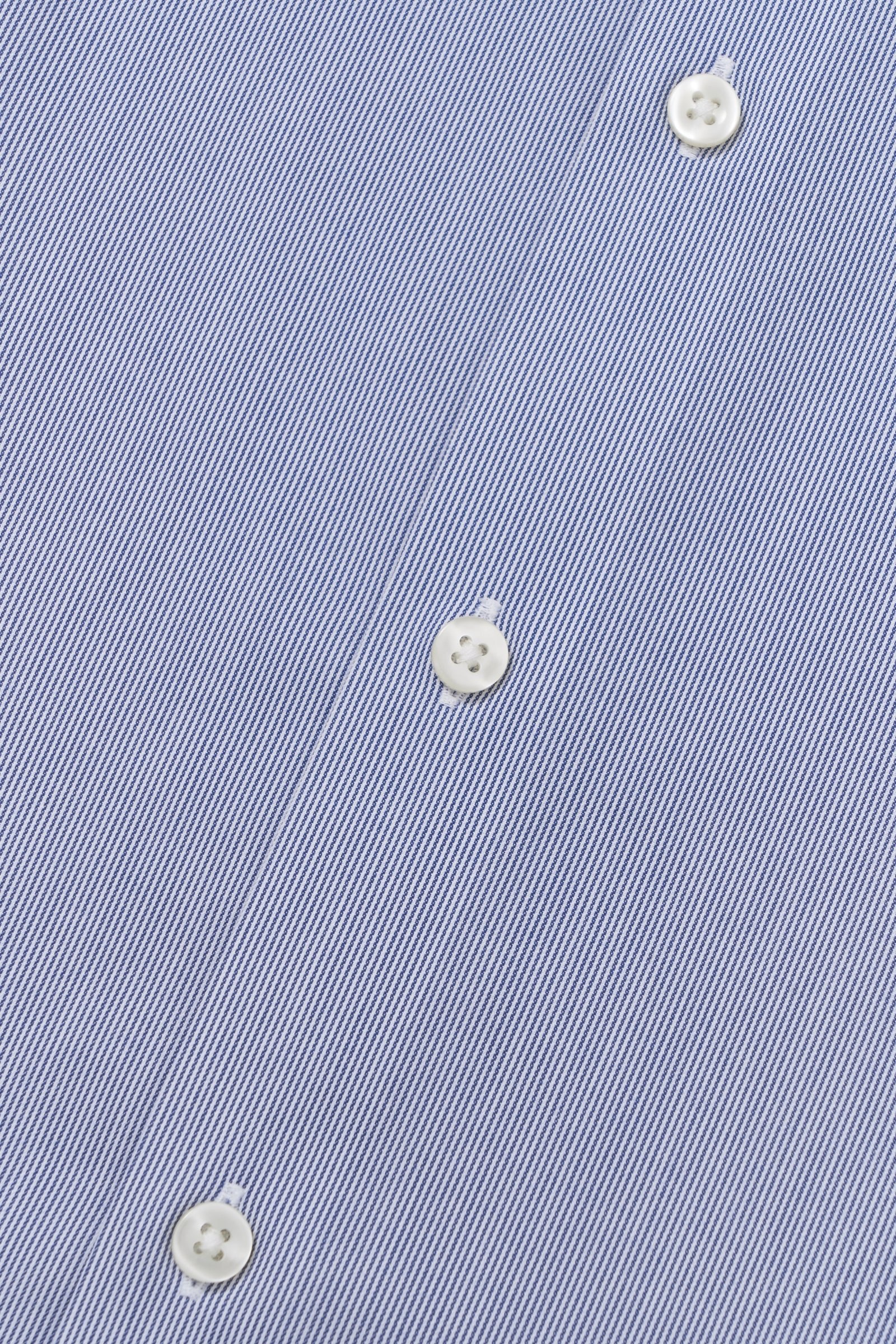 Hanna Blue Twill Non-Iron Shirt - Image 7