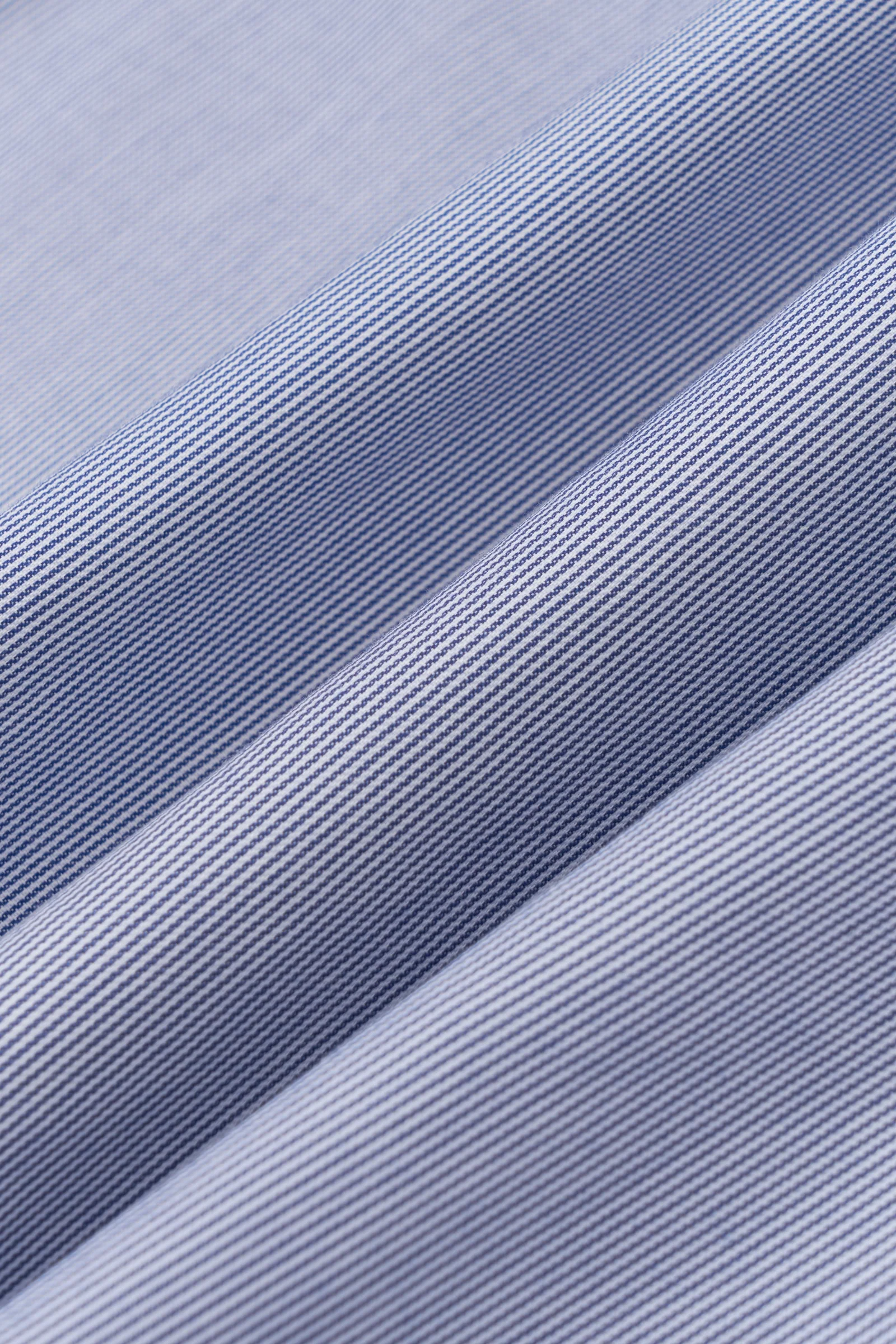 Hanna Blue Twill Non-Iron Shirt - Image 9