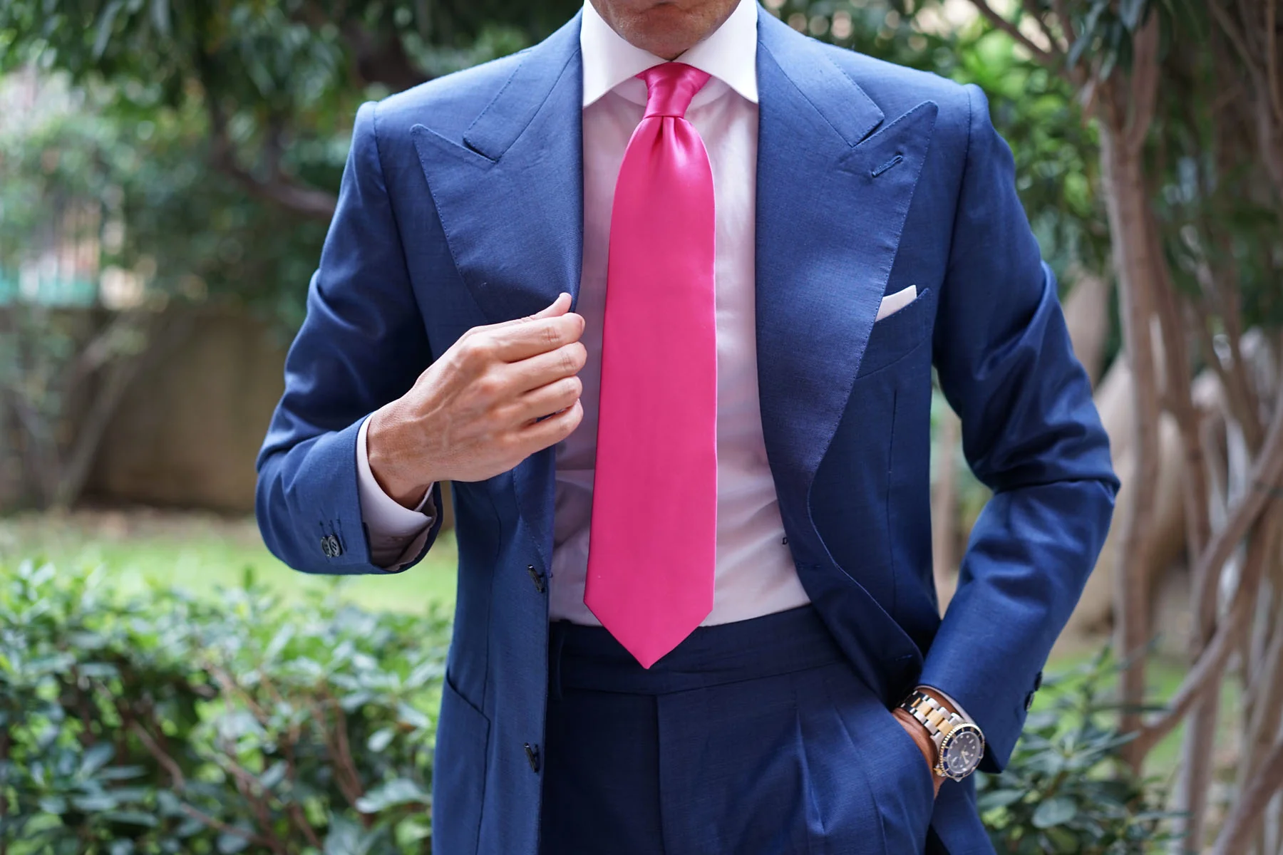 Hot Pink Tie - Image 6