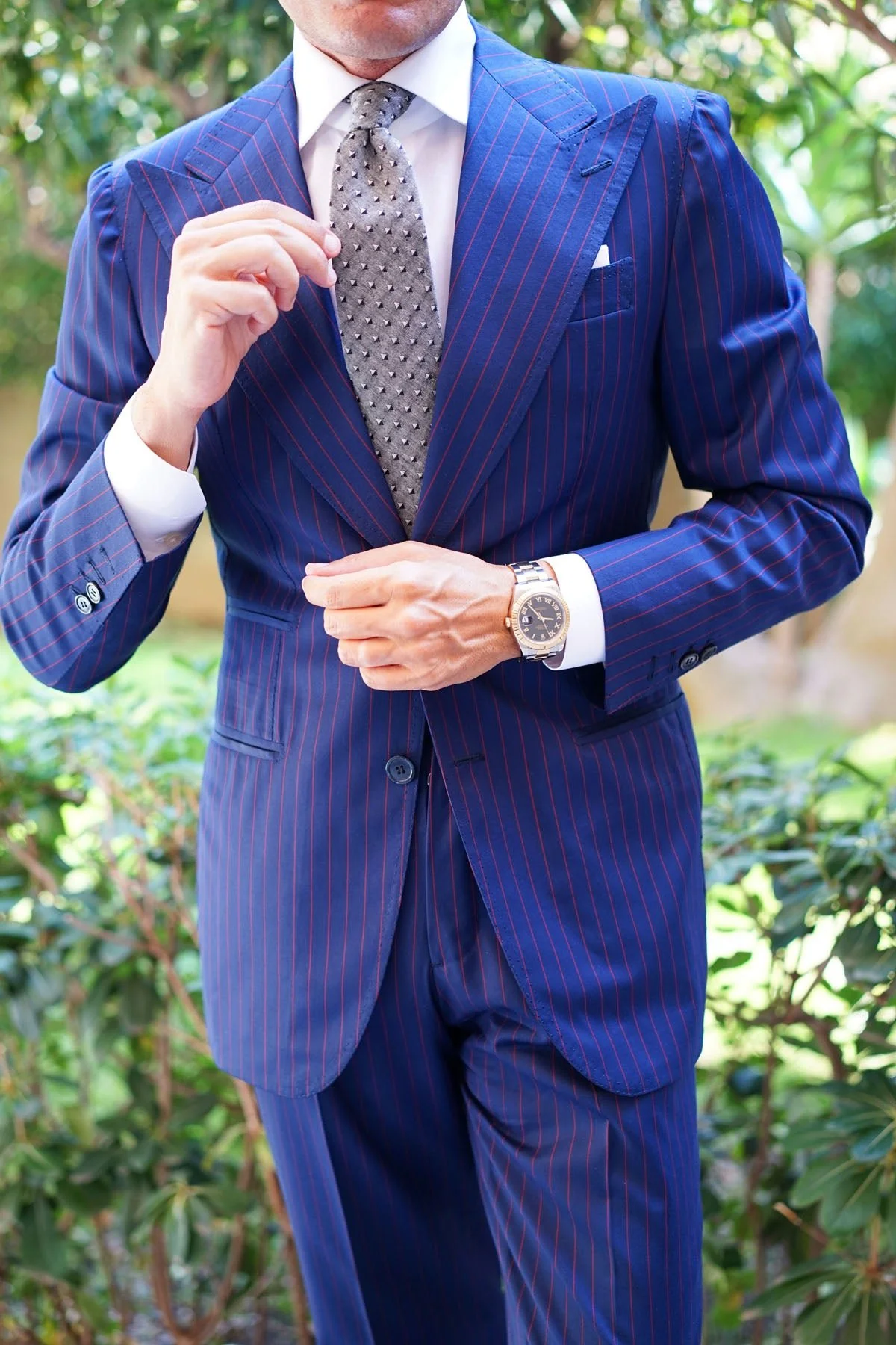 Inception Black Linen Tie - Image 9