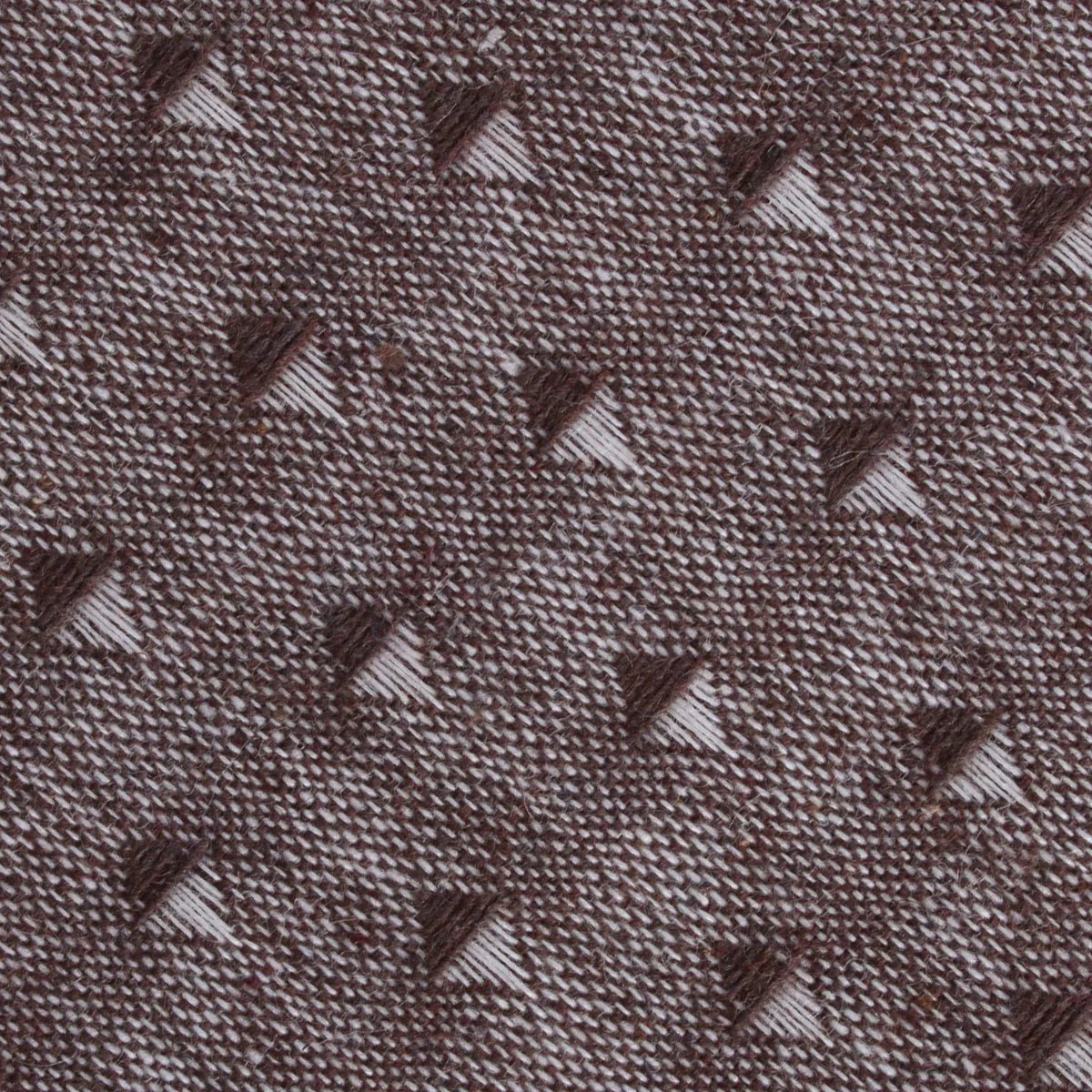 Inception Brown Linen Pocket Square - Image 2