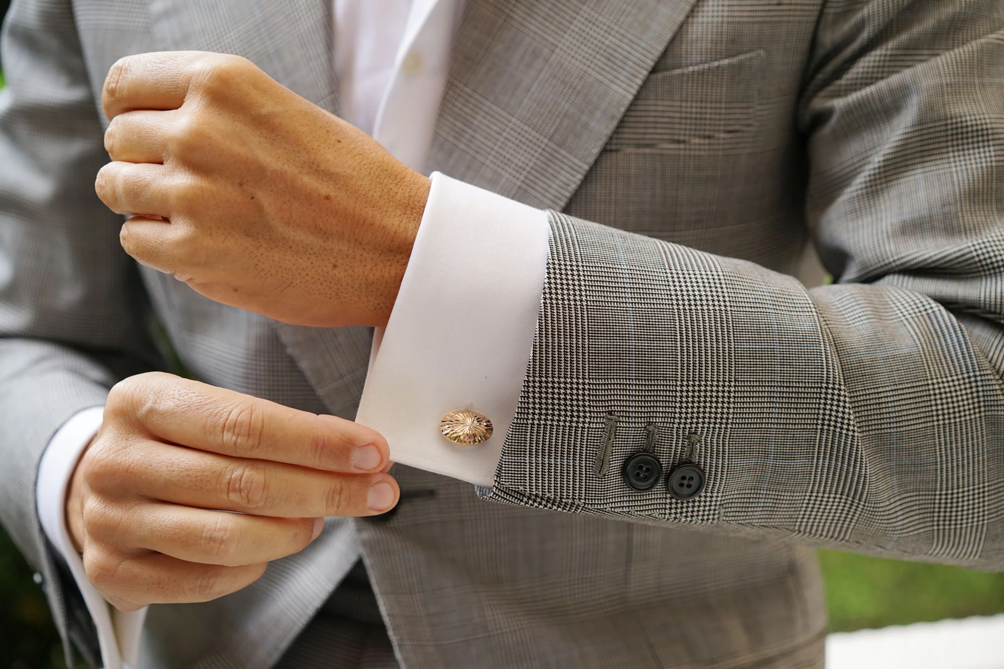 James Watt Rose Gold Cufflinks - Image 7