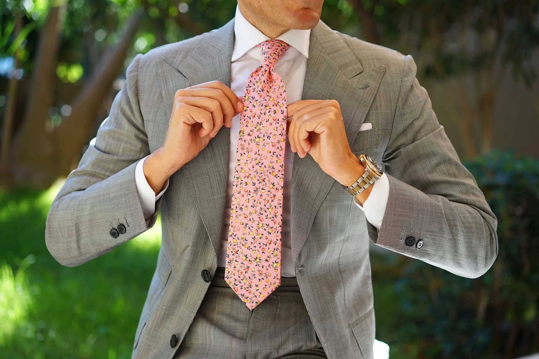Je Suis Malade Floral Necktie - Image 10