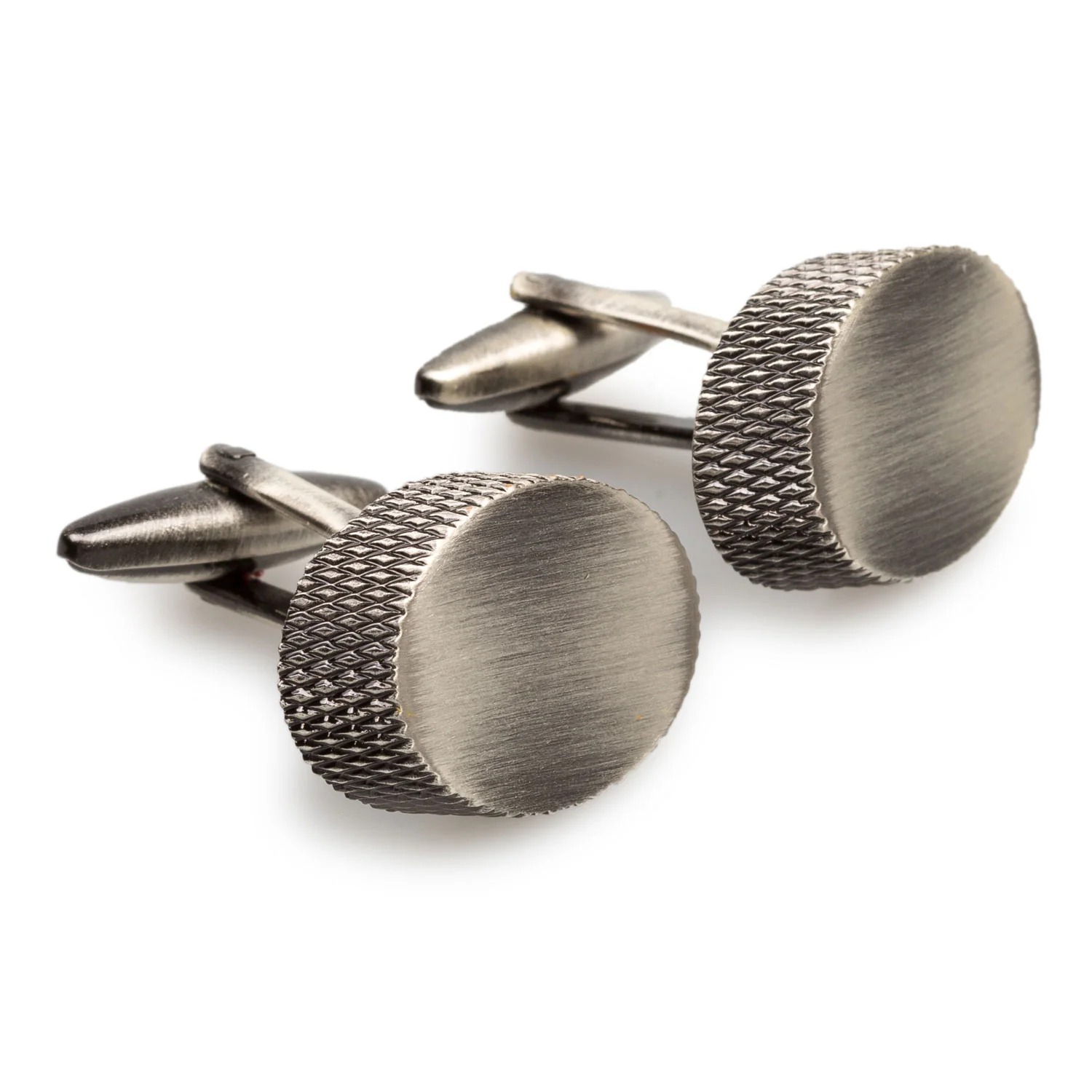 King Robert Antique Silver Cufflinks - Image 2