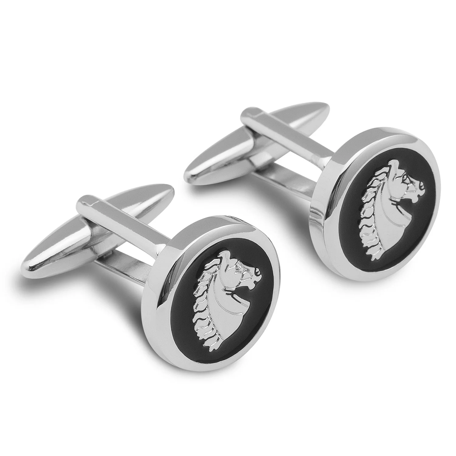 Knights Crest Cufflinks - Image 2